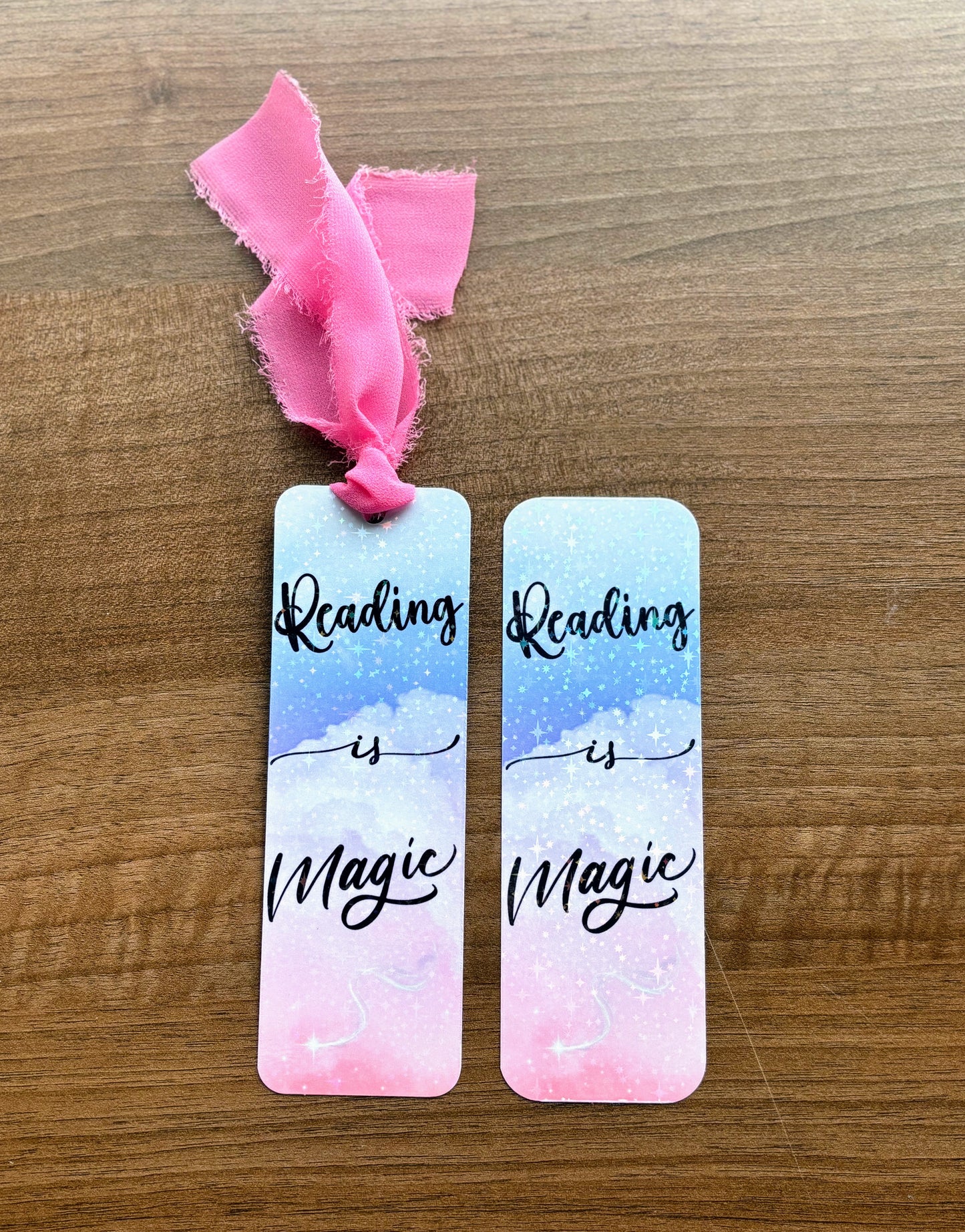 Reading is Magic Holographic Bookmark