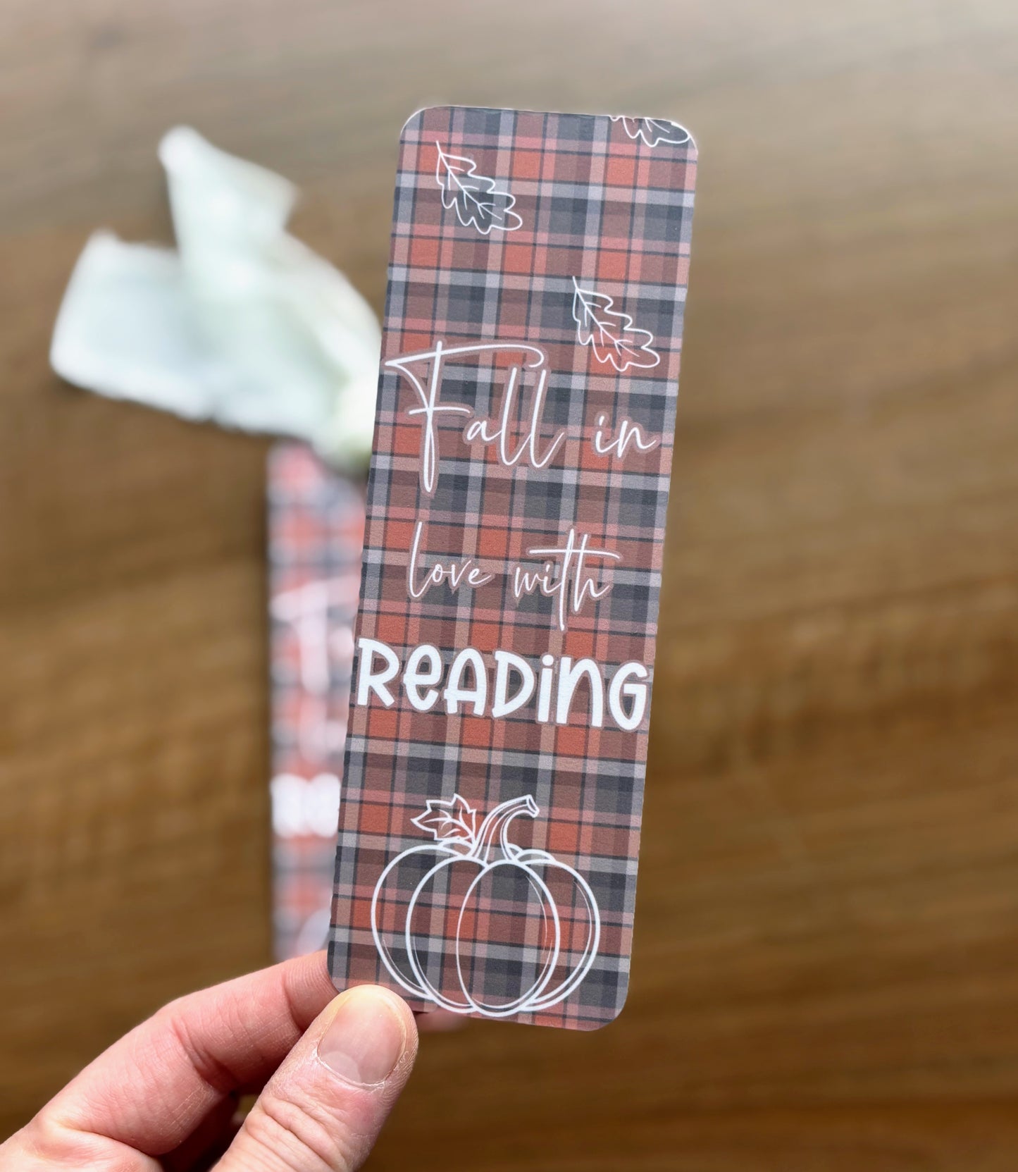 Fall in Love with Reading Bookmark