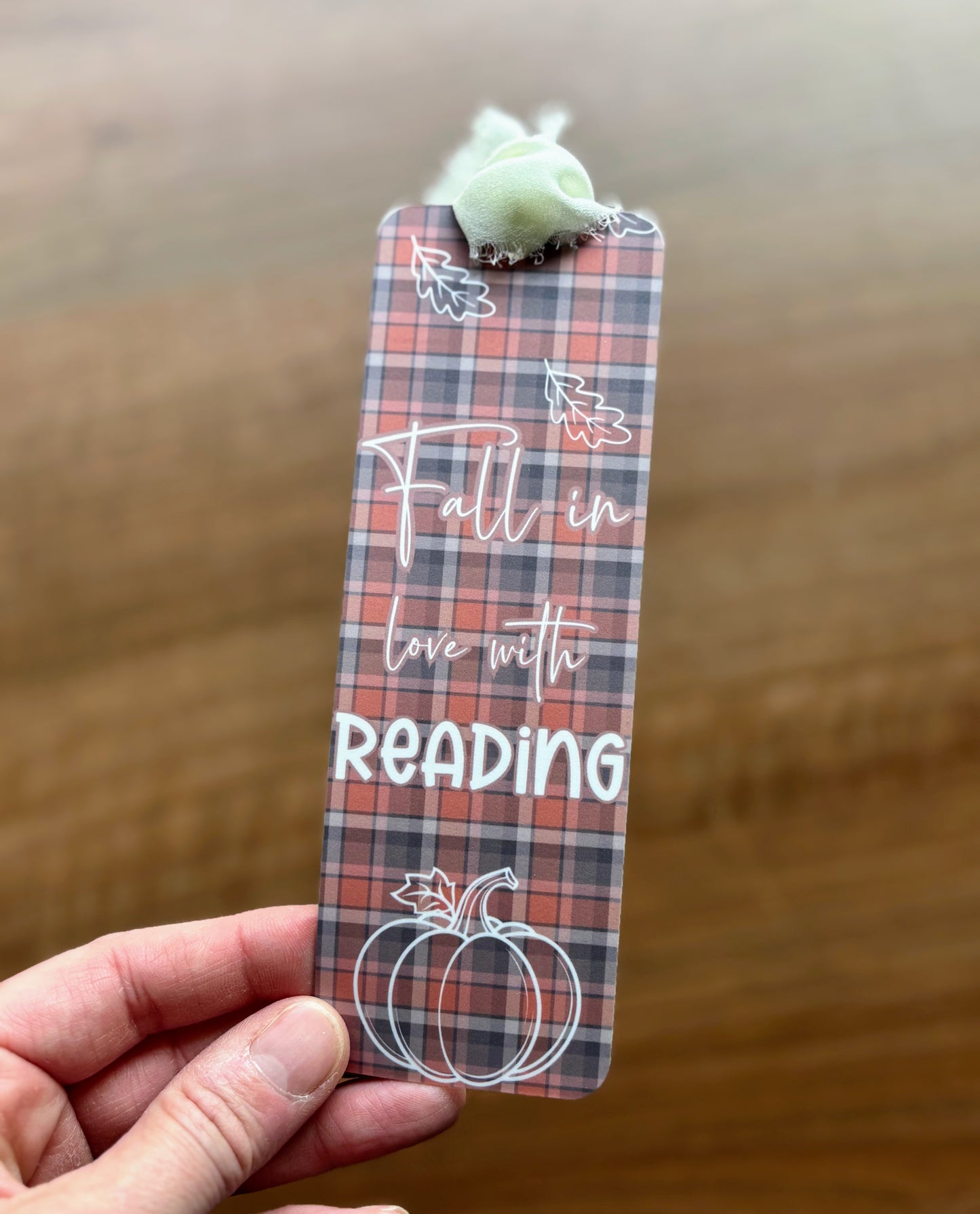 Fall in Love with Reading Bookmark