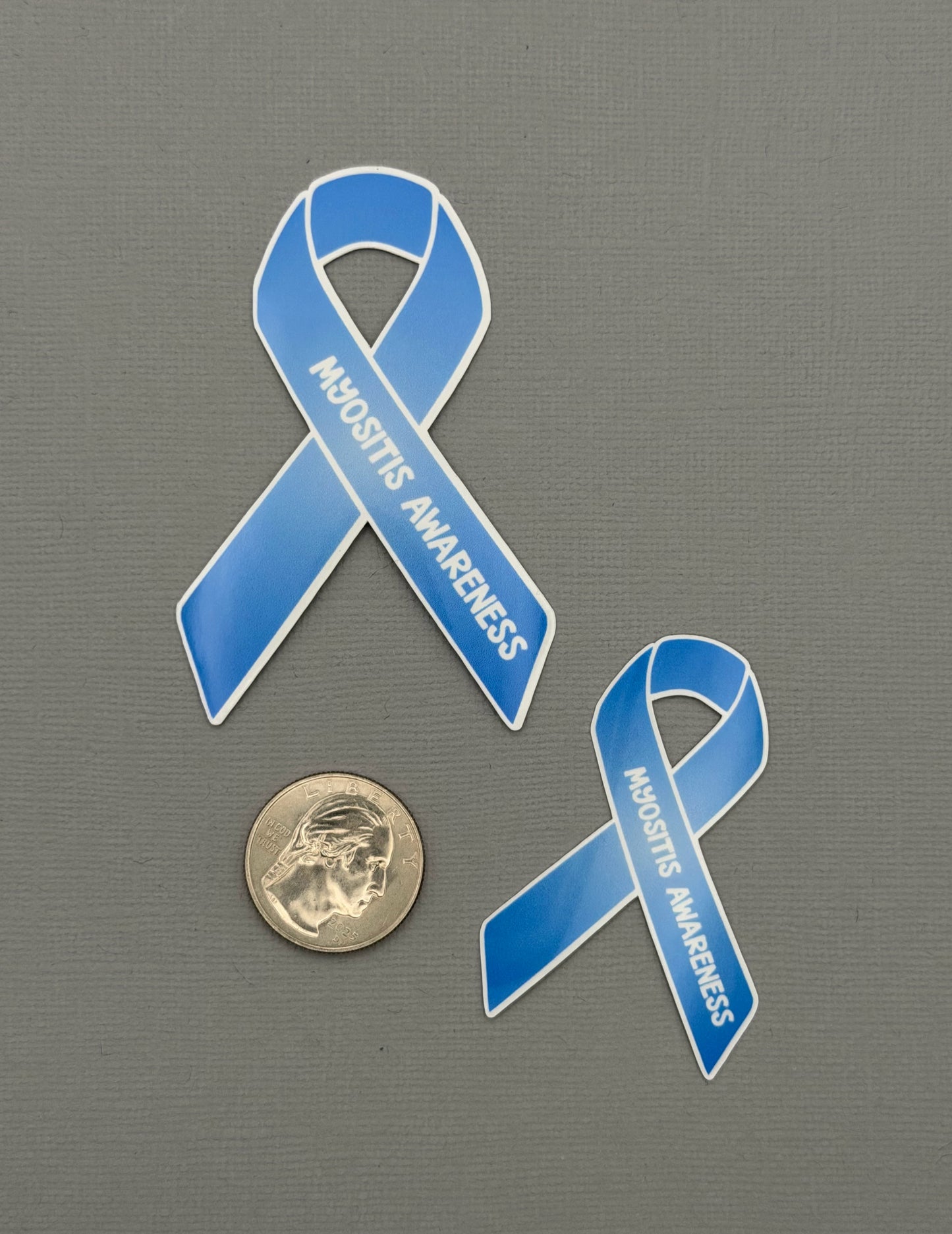 Myositis Awareness Ribbon Sticker or Magnet