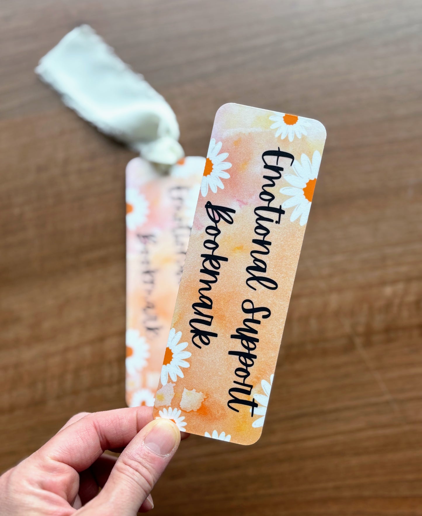 Emotional Support Bookmark