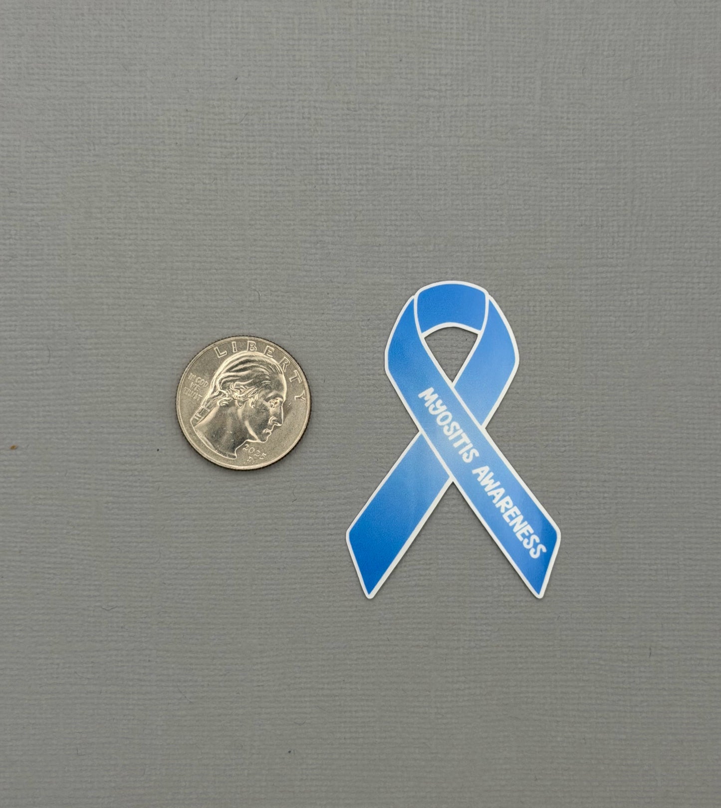 Myositis Awareness Ribbon Sticker or Magnet