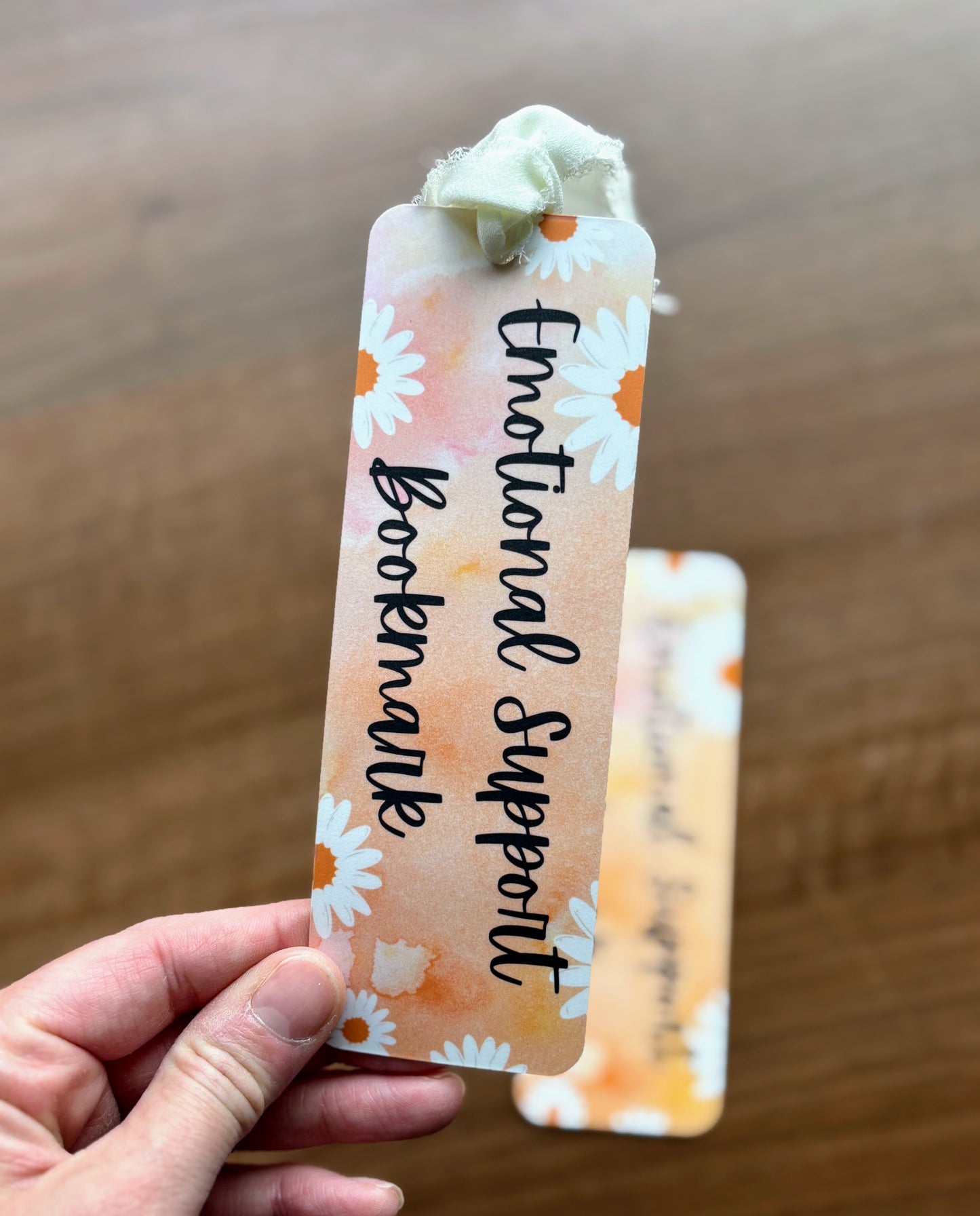 Emotional Support Bookmark