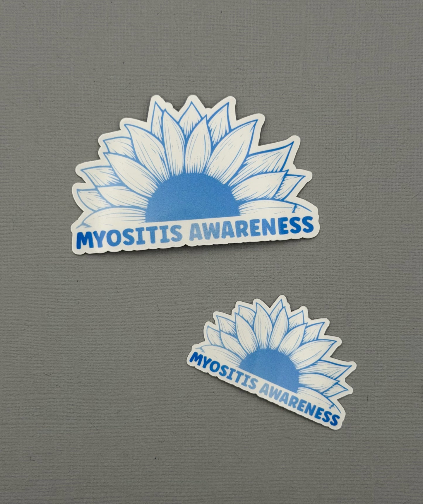 Myositis Awareness Sunflower Sticker or Magnet