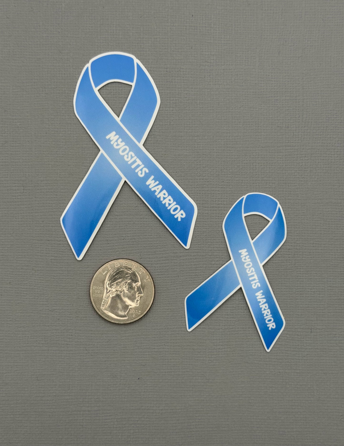 Myositis Warrior Ribbon Sticker or Magnet