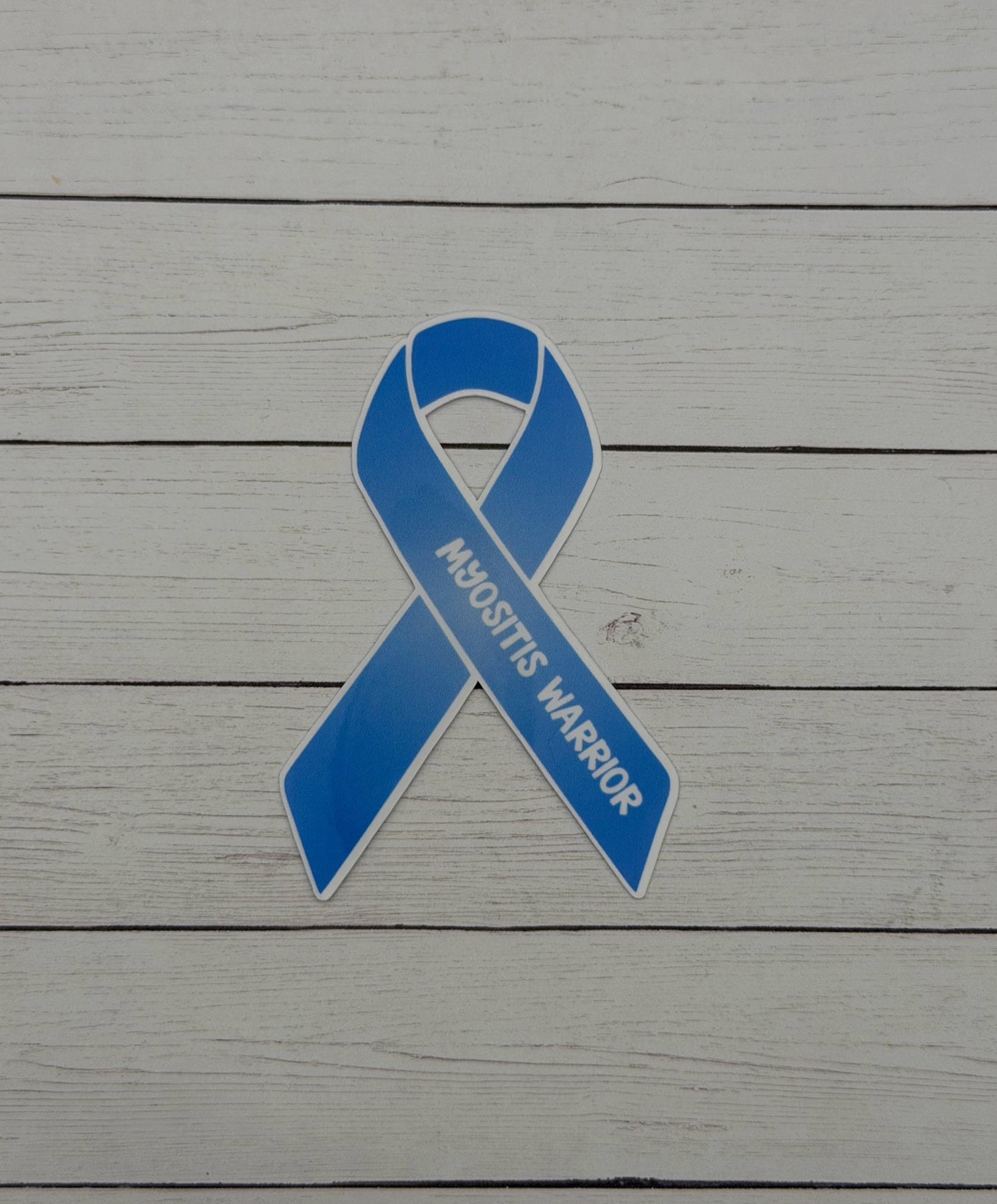 Myositis Warrior Ribbon Sticker or Magnet