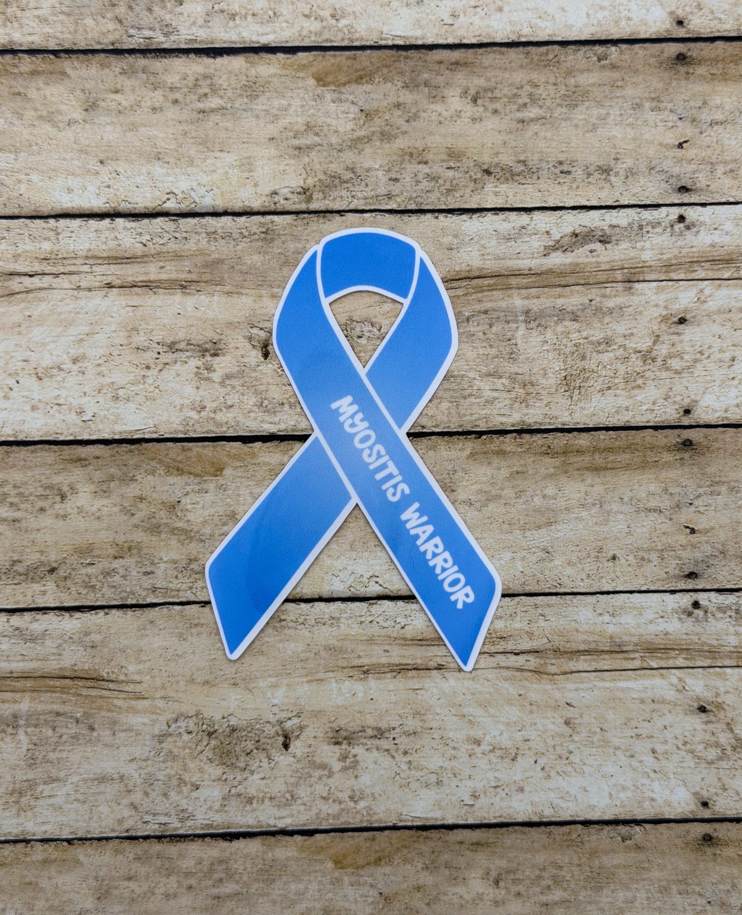 Myositis Warrior Ribbon Sticker or Magnet