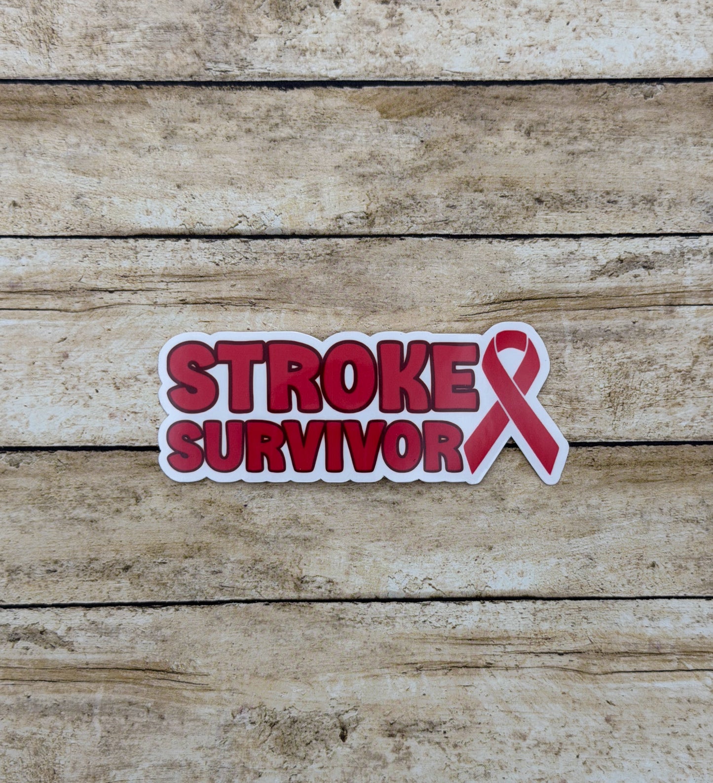 Stroke Survivor with Ribbon Sticker or Magnet