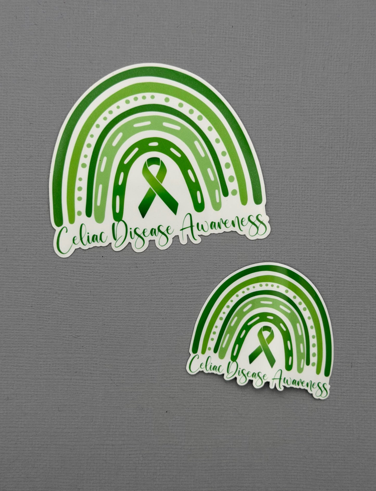 Celiac Disease Awareness Rainbow Sticker or Magnet