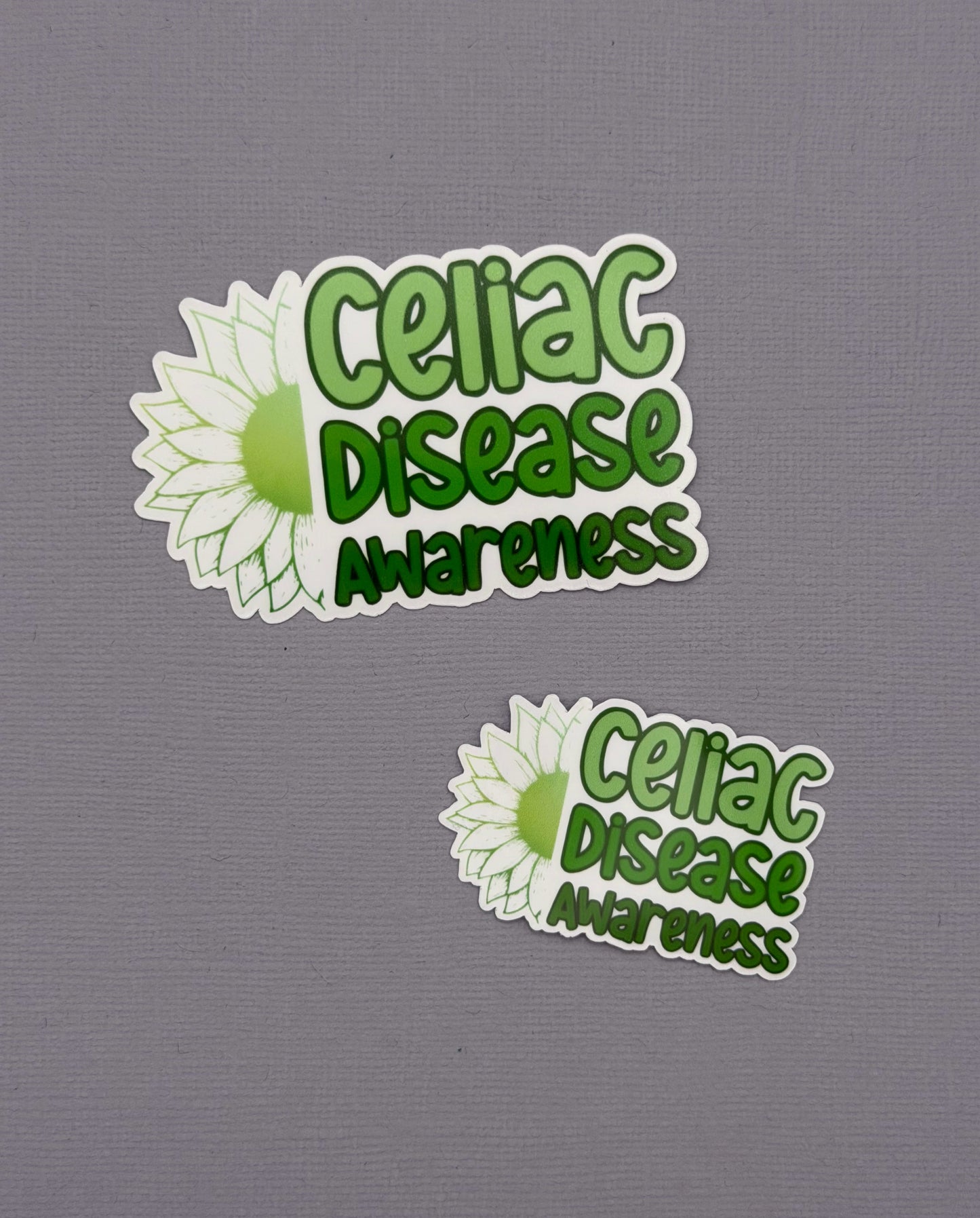 Celiac Disease Awareness Sunflower Sticker or Magnet