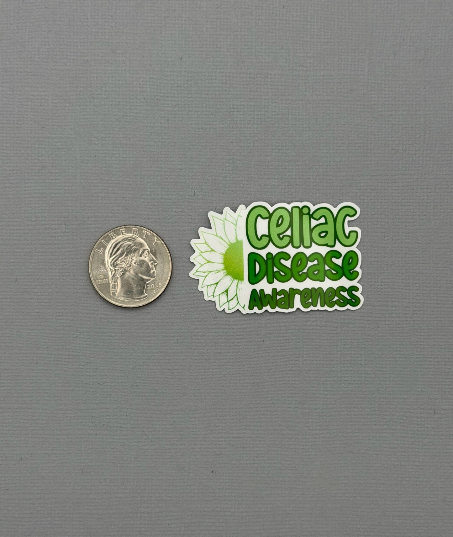 Celiac Disease Awareness Sunflower Sticker or Magnet