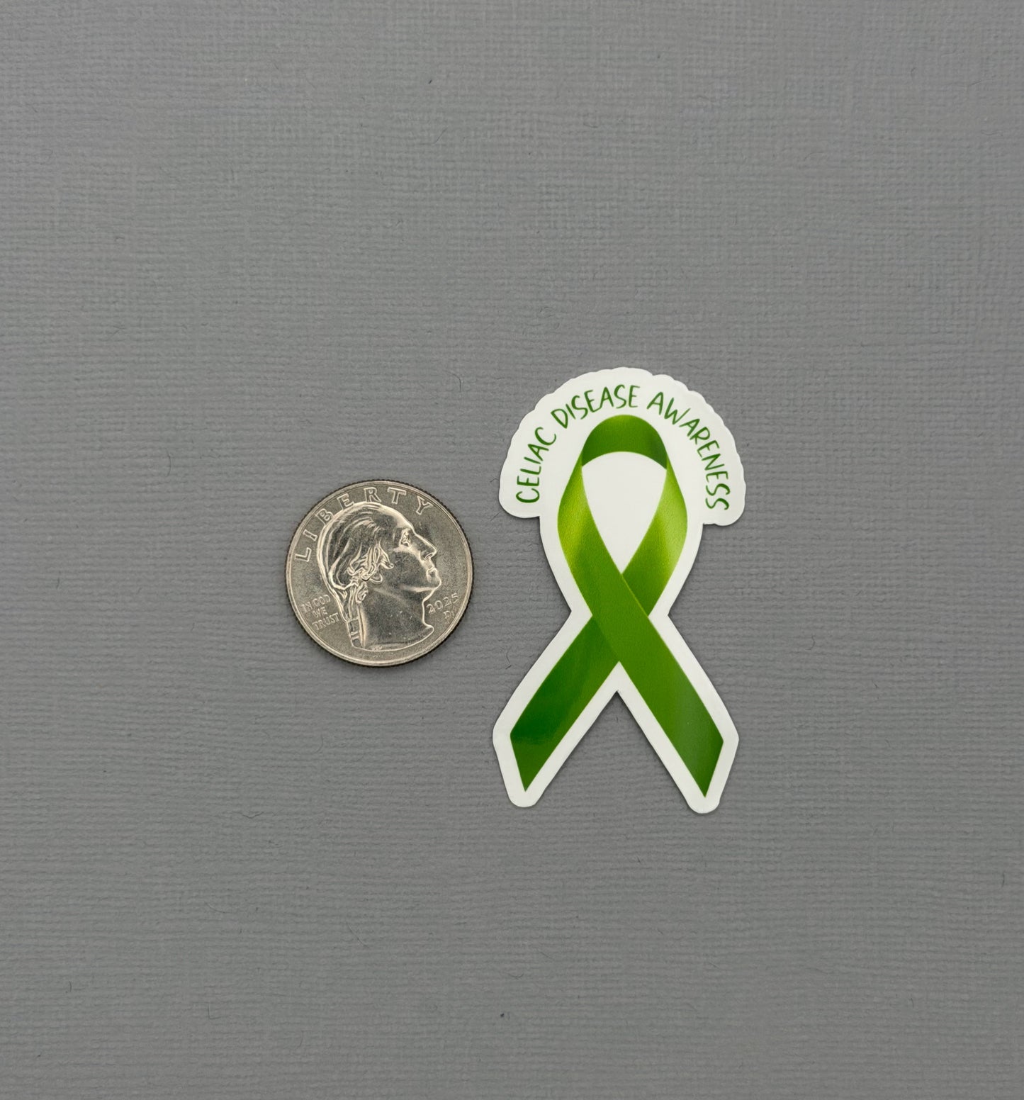 Celiac Disease Awareness Ribbon Sticker or Magnet