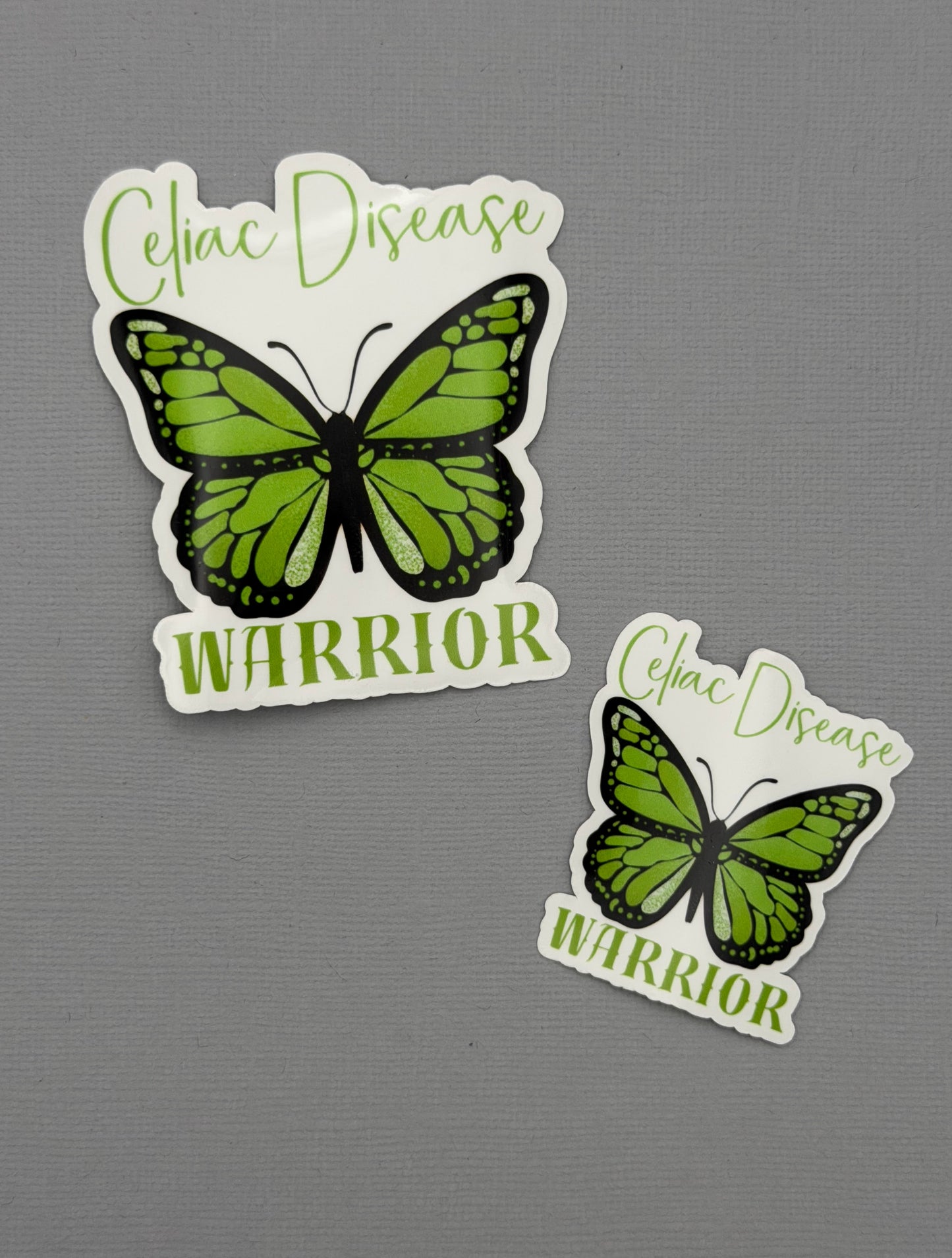 Celiac Disease Warrior Butterfly Sticker or Magnet