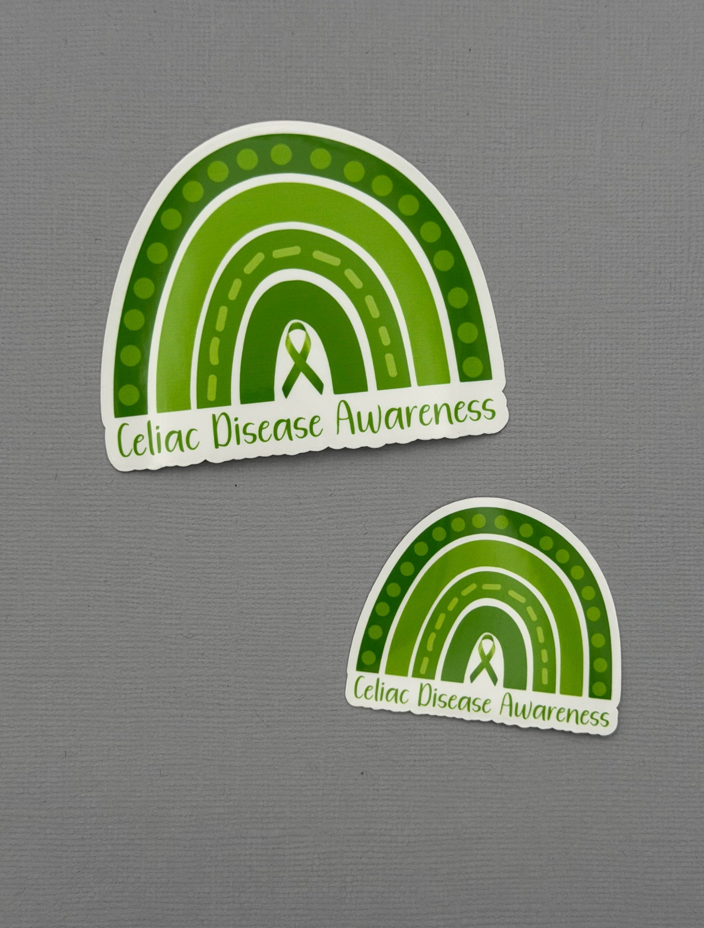 Celiac Disease Awareness Rainbow Sticker or Magnet