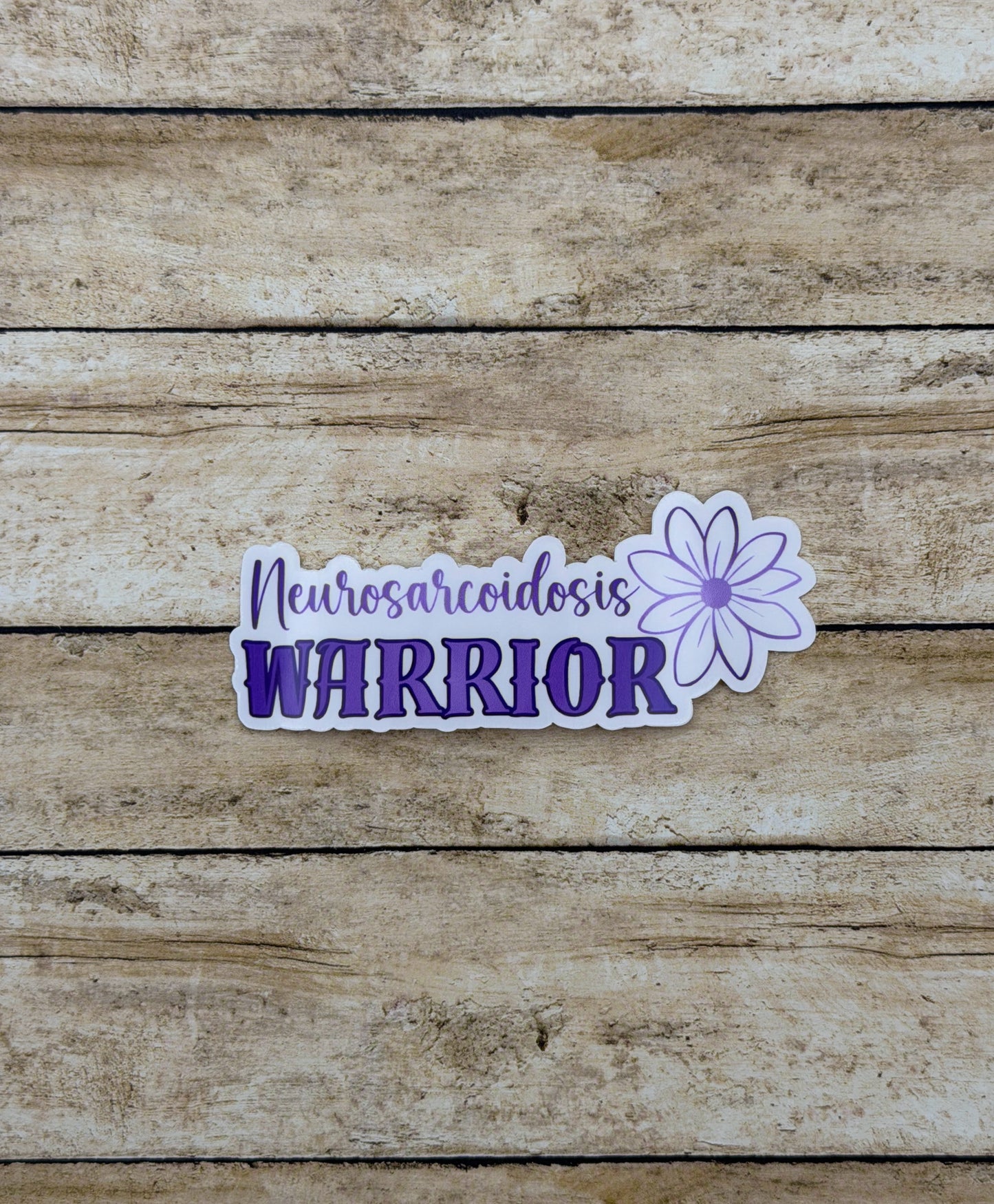 Neurosarcoidosis Warrior Flower Sticker or Magnet