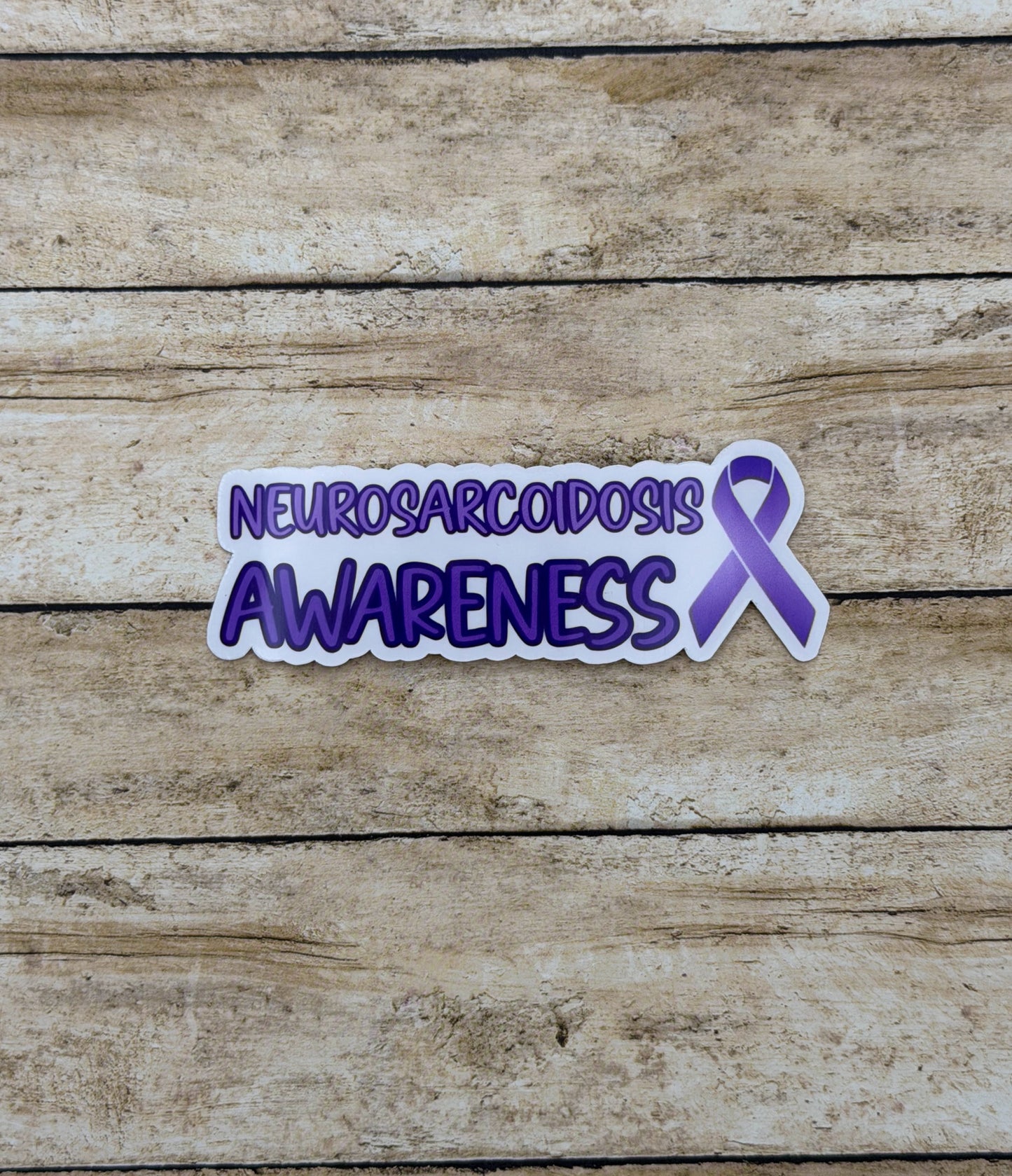 Neurosarcoidosis Awareness with Ribbon Sticker or Magnet