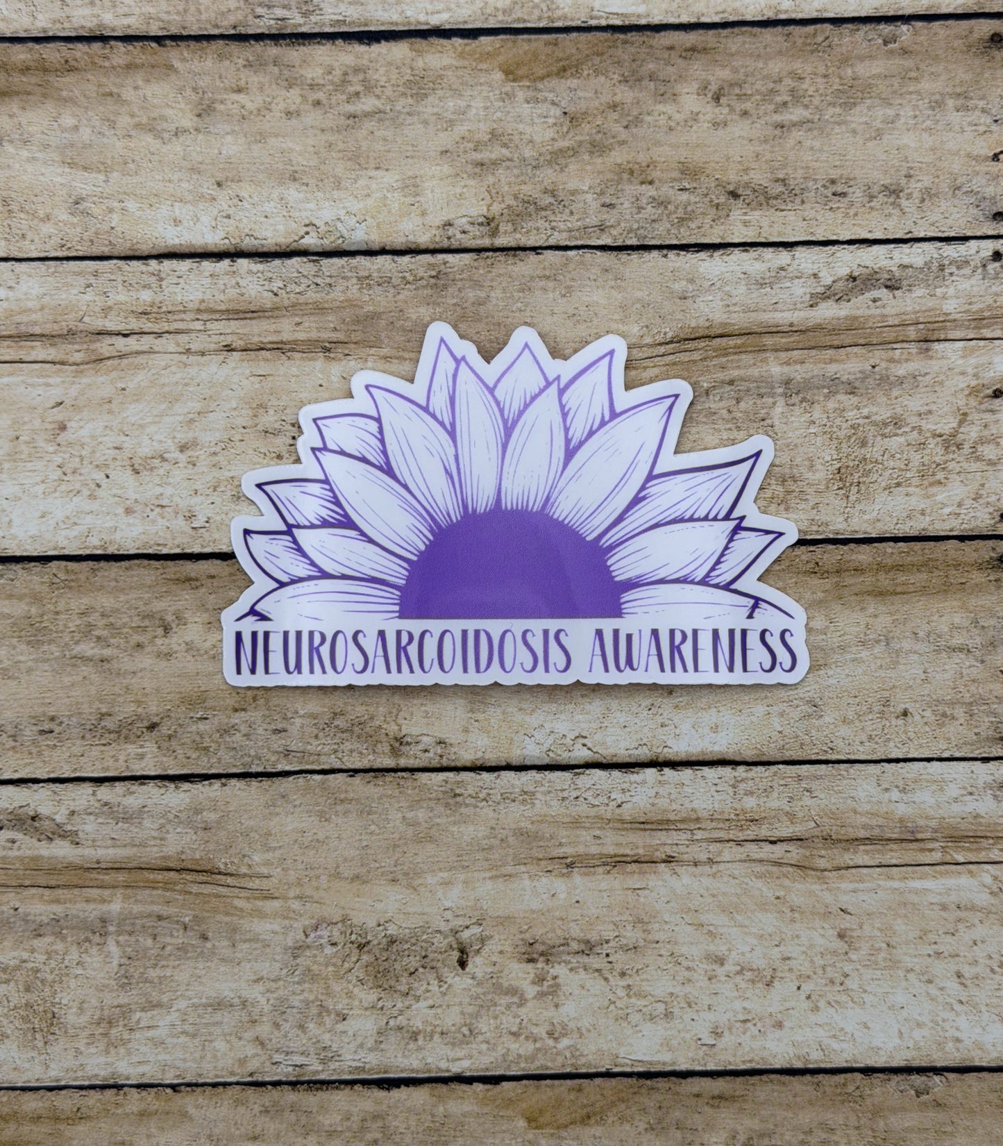 Neurosarcoidosis Awareness Sunflower Sticker or Magnet