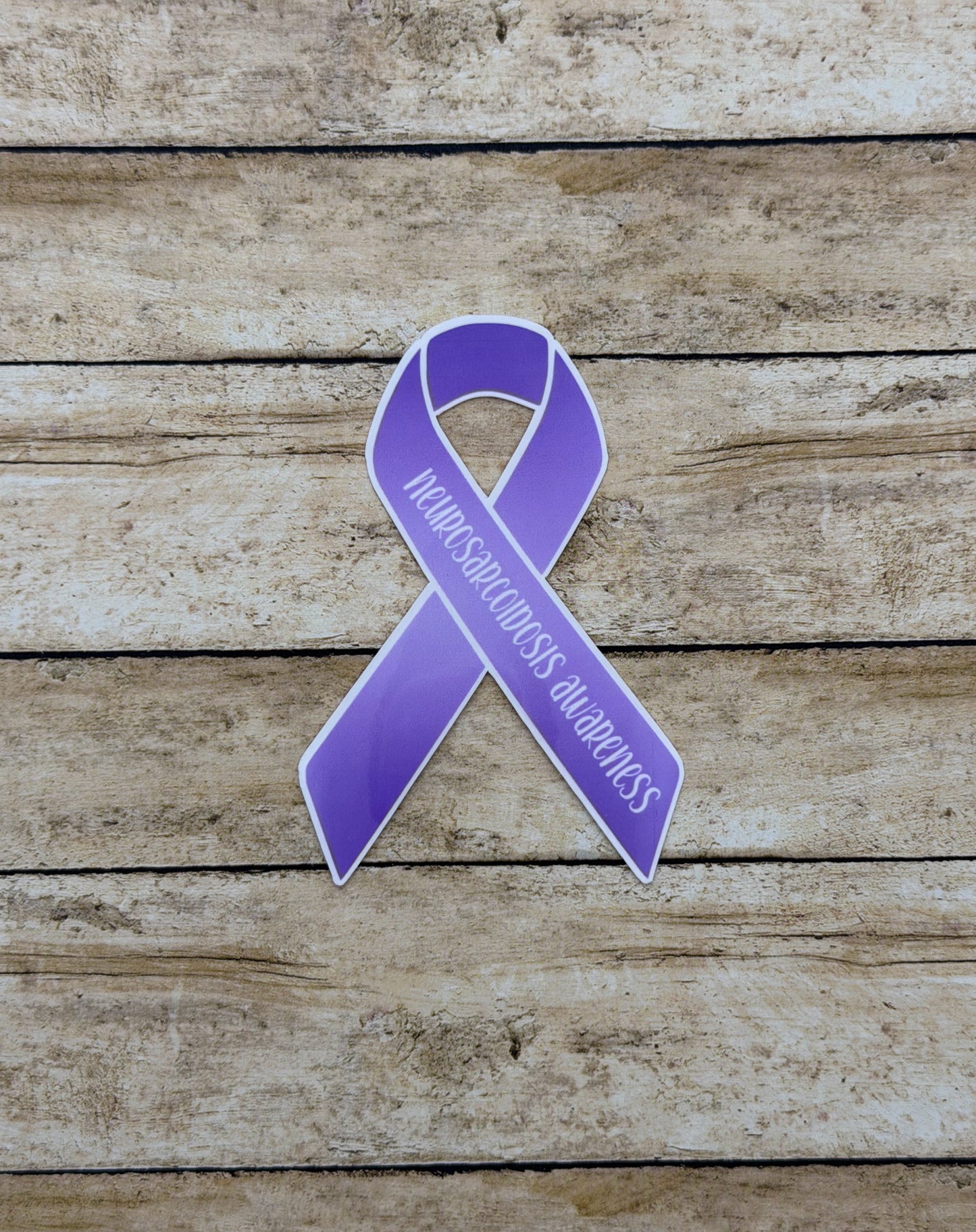 Neurosarcoidosis Awareness Ribbon Sticker or Magnet