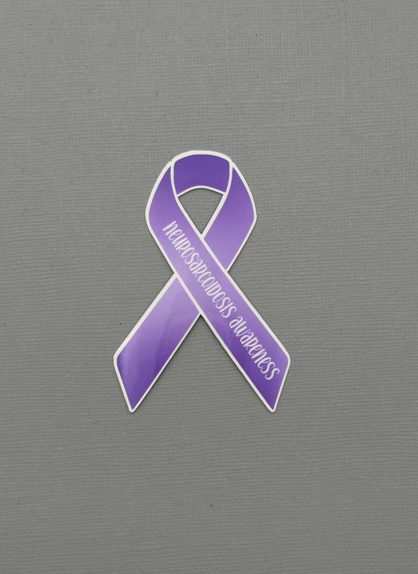 Neurosarcoidosis Awareness Ribbon Sticker or Magnet