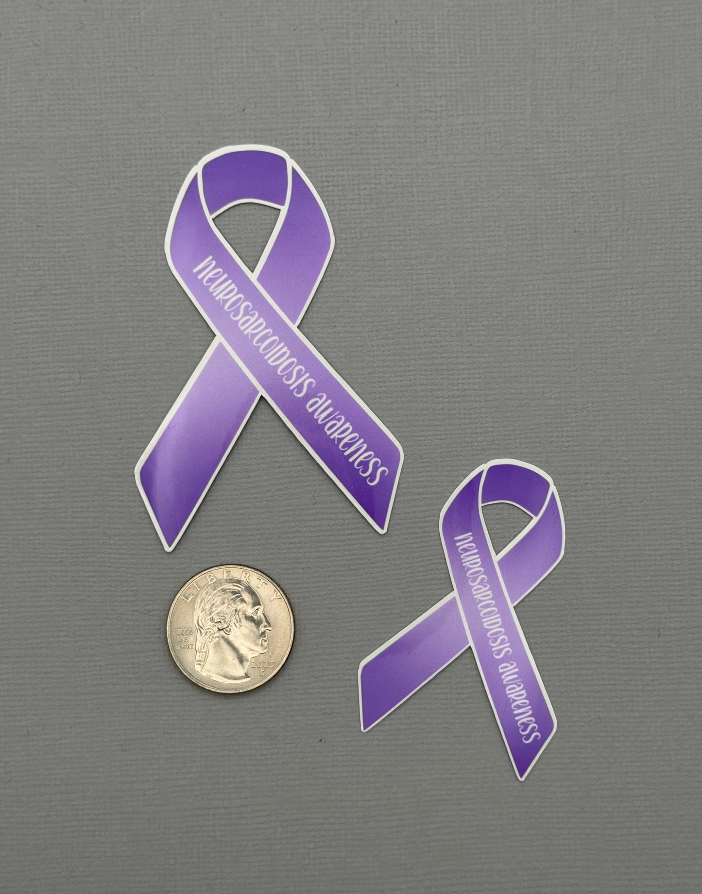 Neurosarcoidosis Awareness Ribbon Sticker or Magnet