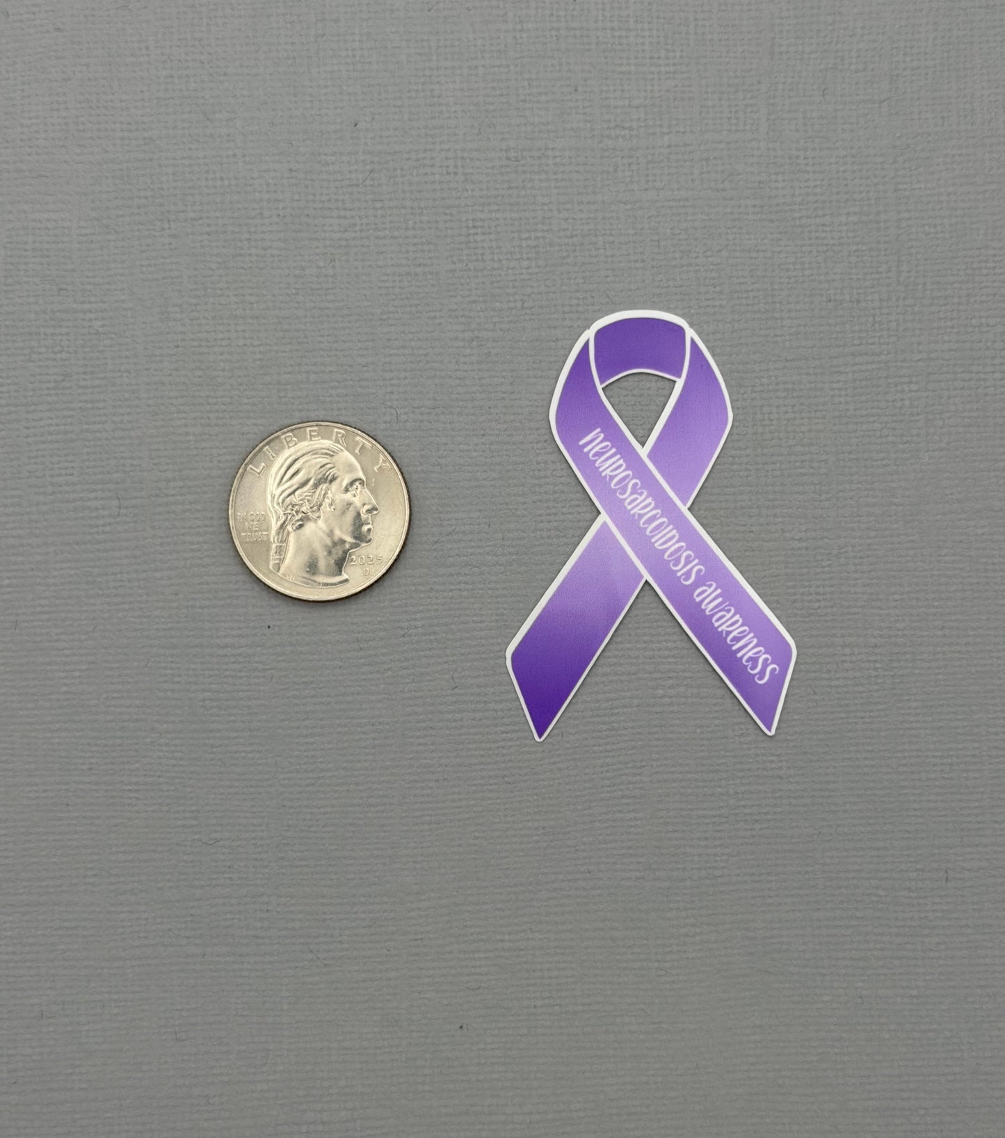 Neurosarcoidosis Awareness Ribbon Sticker or Magnet