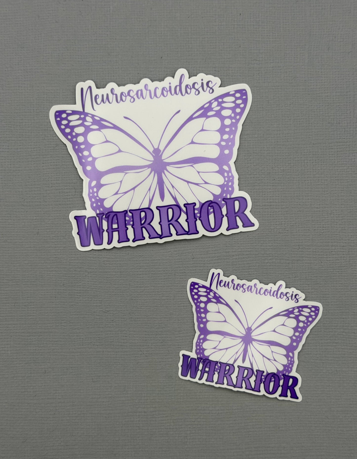 Neurosarcoidosis Warrior Butterfly Sticker or Magnet