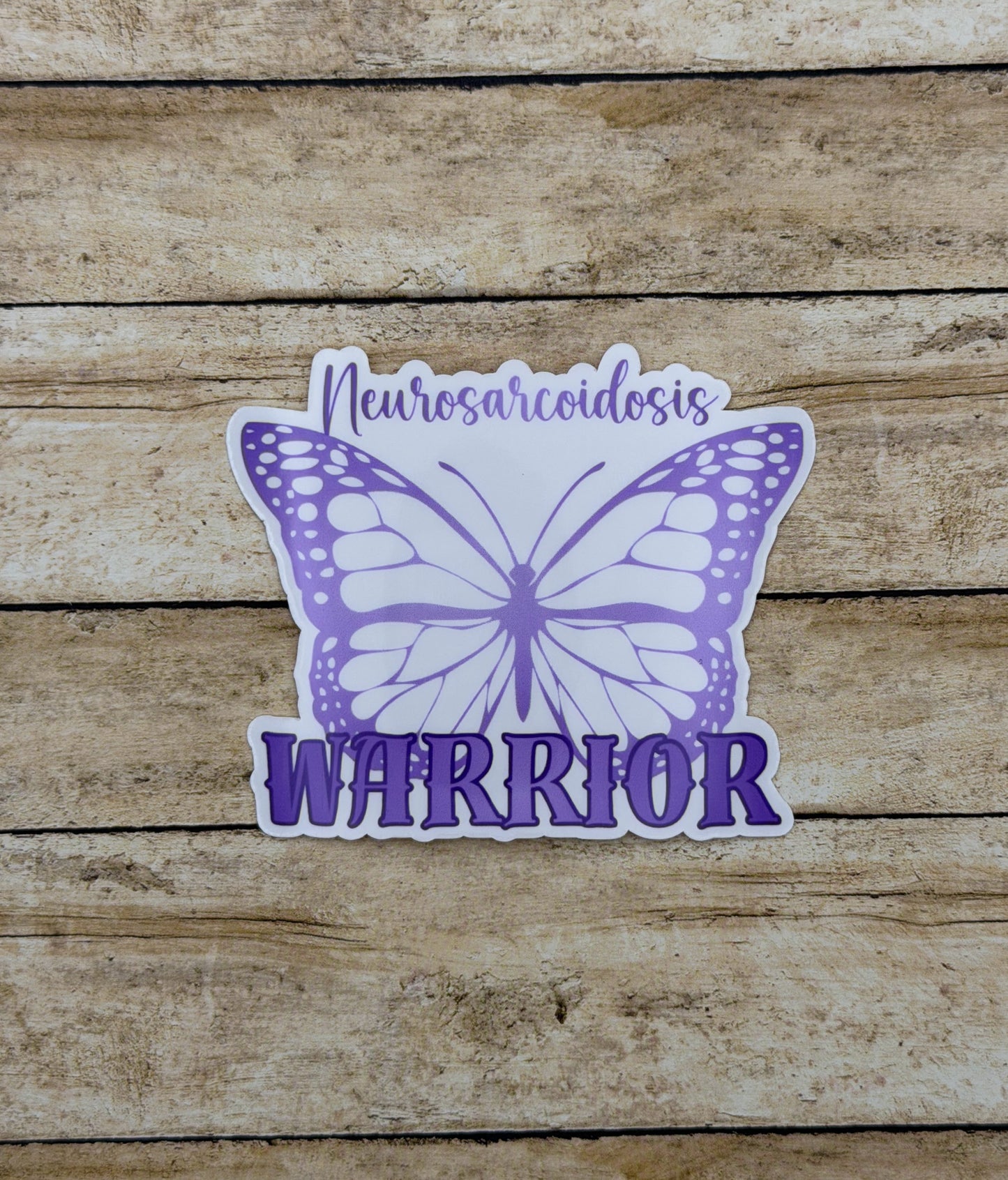 Neurosarcoidosis Warrior Butterfly Sticker or Magnet