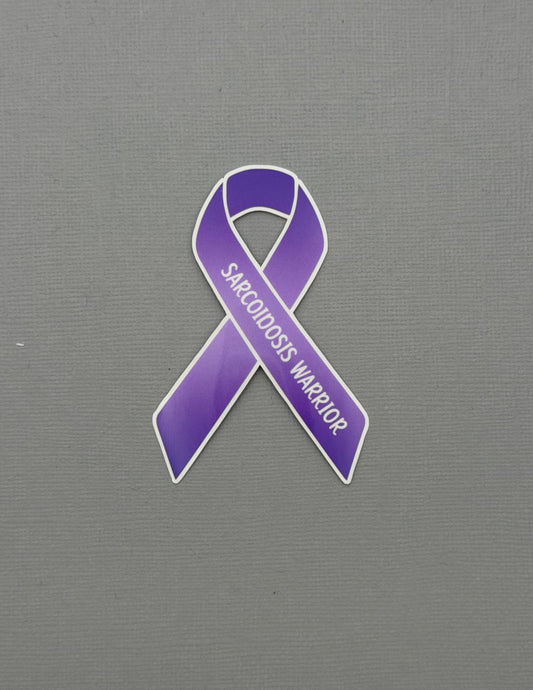 Sarcoidosis Warrior Ribbon Sticker or Magnet