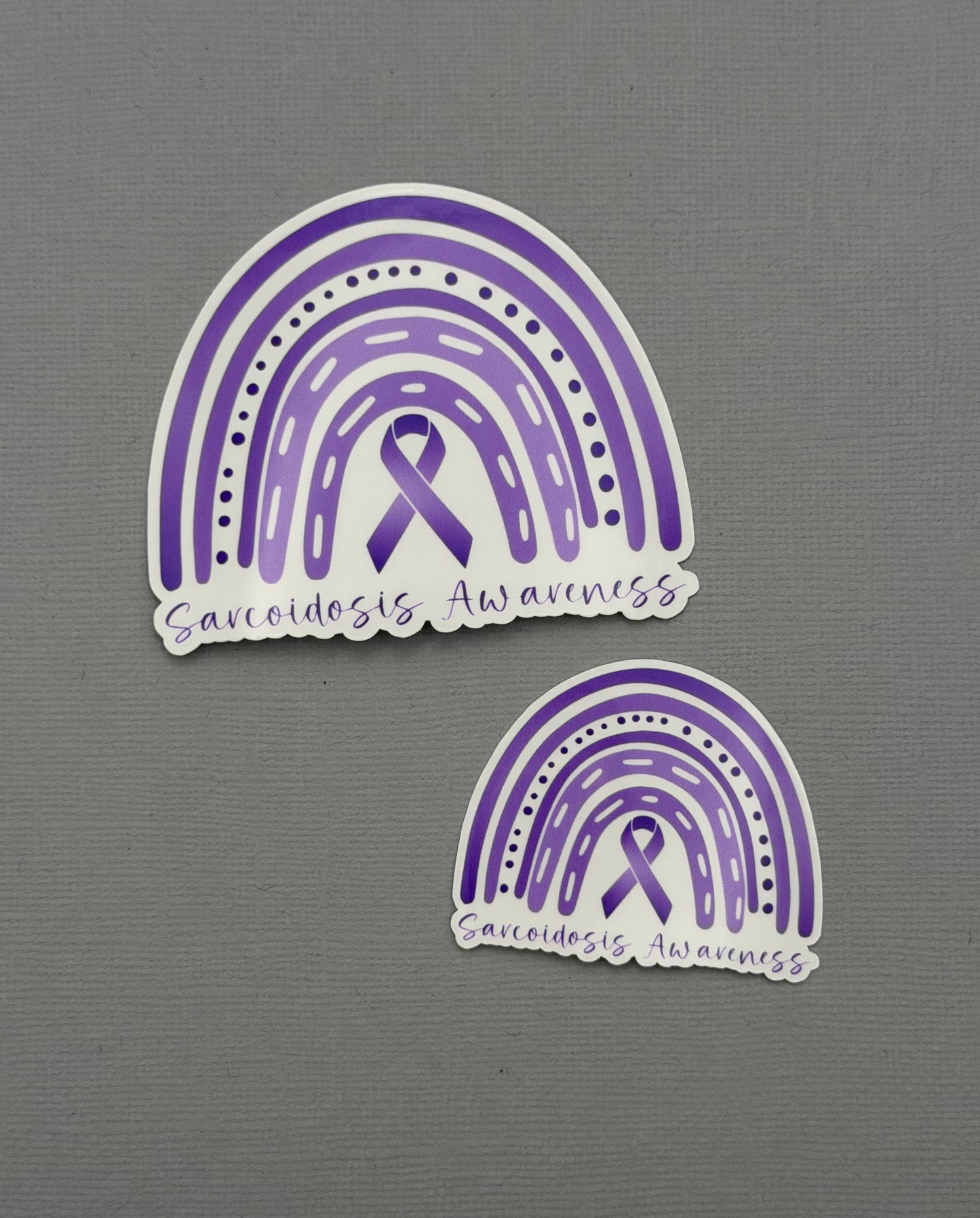 Sarcoidosis Awareness Rainbow Sticker or Magnet