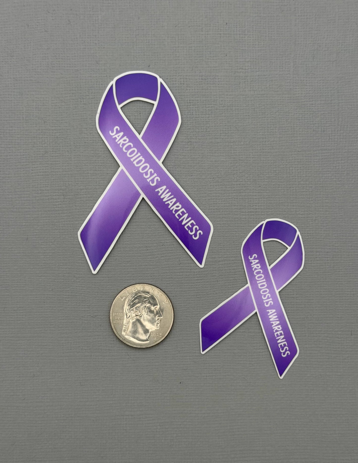 Sarcoidosis Awareness Ribbon Sticker or Magnet