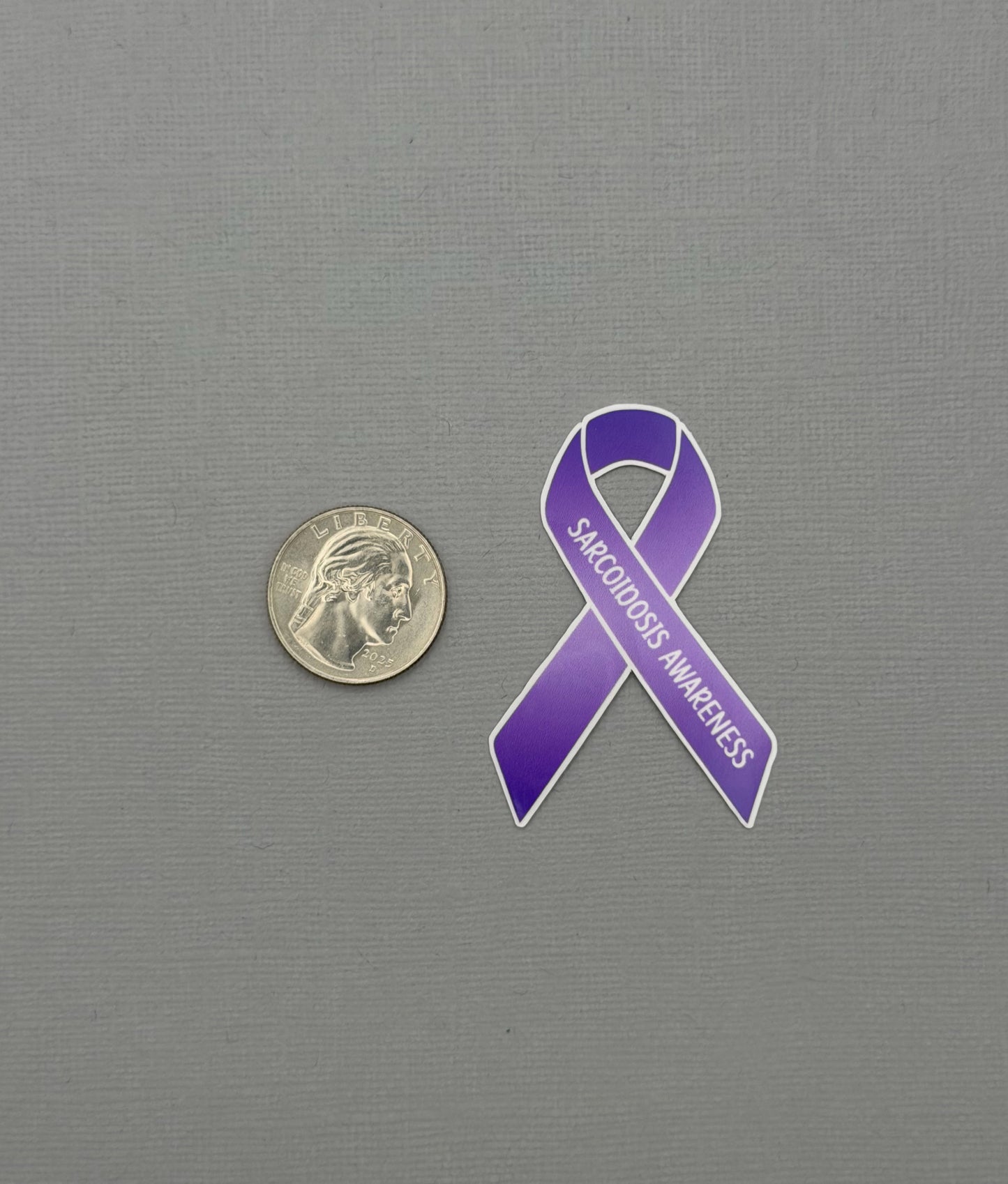 Sarcoidosis Awareness Ribbon Sticker or Magnet