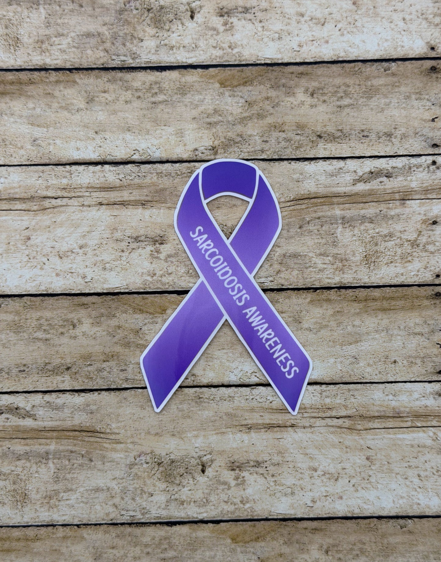 Sarcoidosis Awareness Ribbon Sticker or Magnet