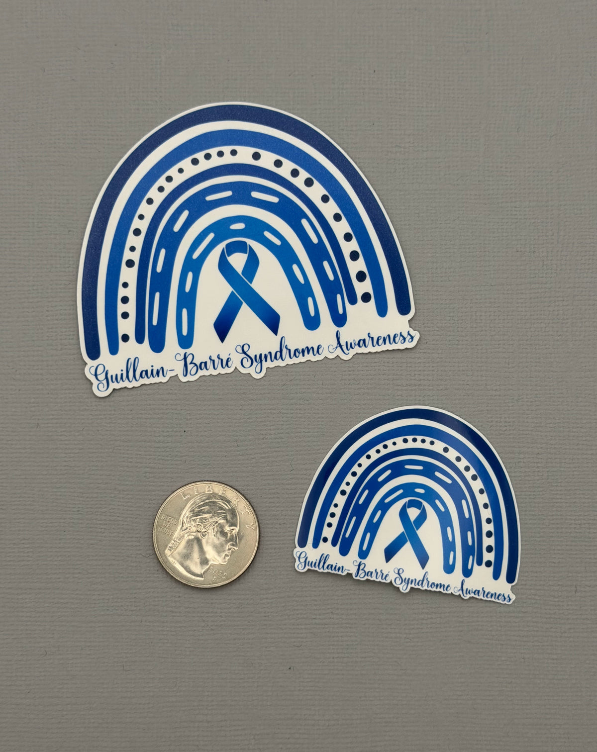 Guillain-Barre Syndrome Awareness Rainbow Sticker or Magnet