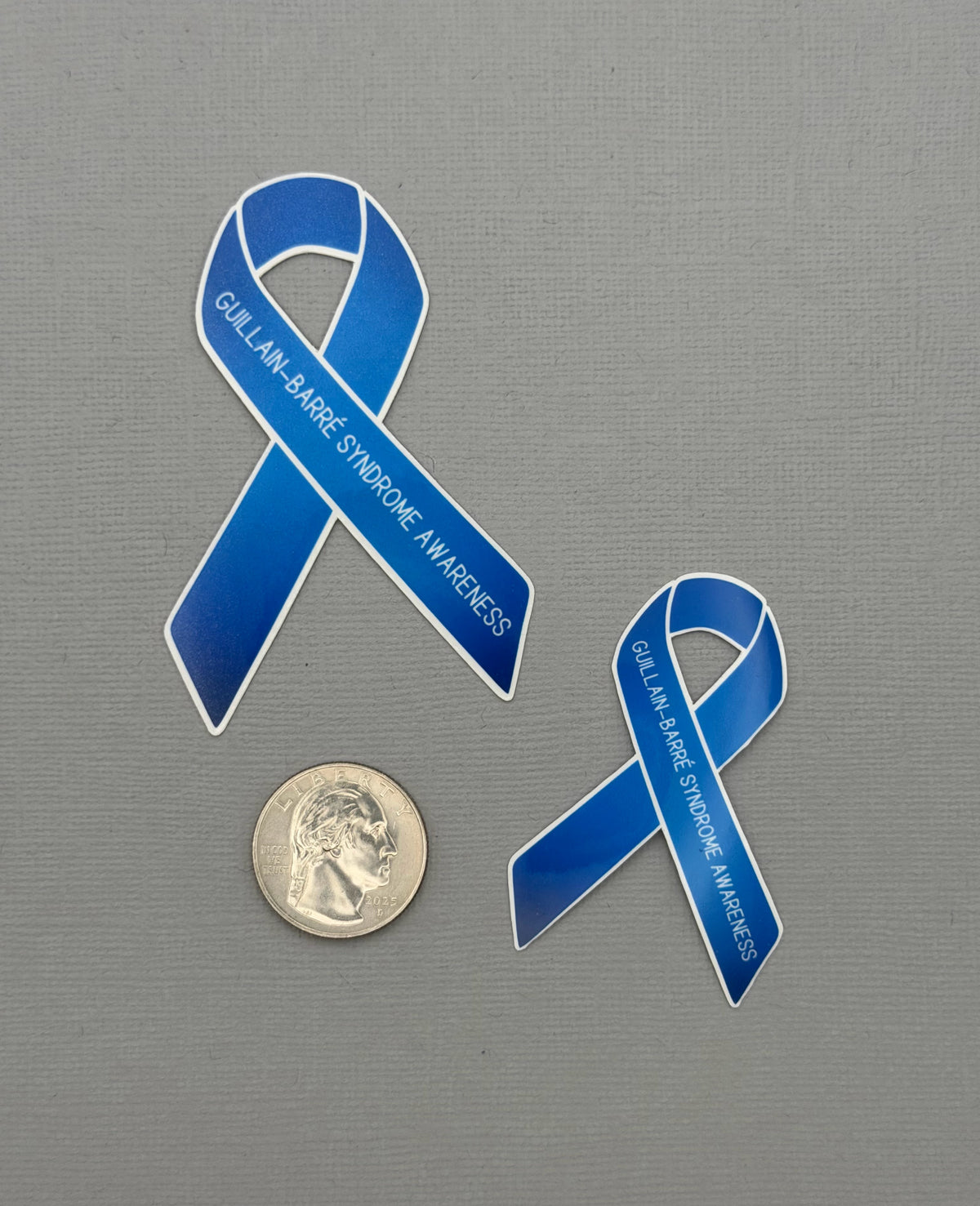 Guillain-Barre Syndrome Awareness Ribbon Sticker or Magnet