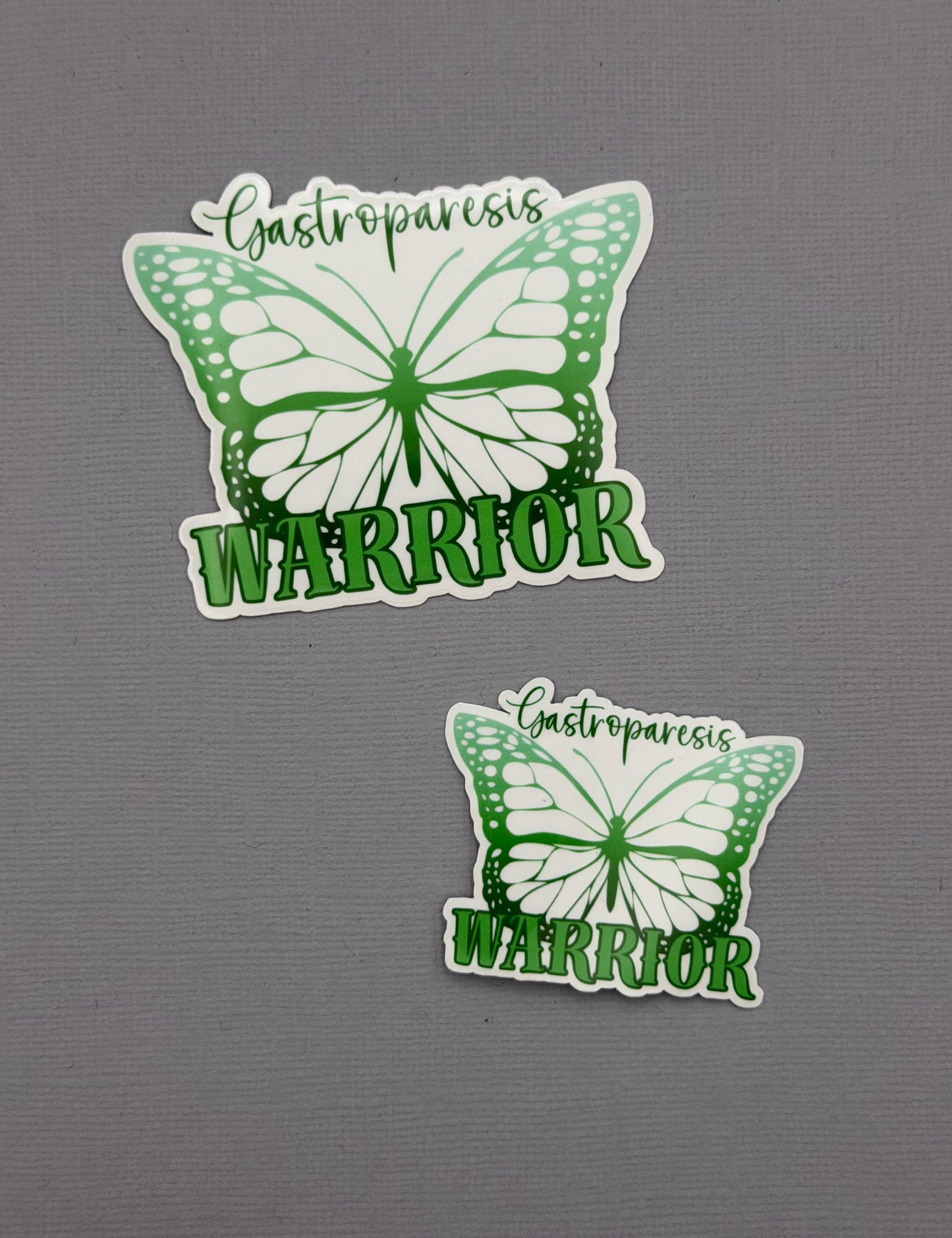 Gastroparesis Warrior Butterfly Sticker or Magnet
