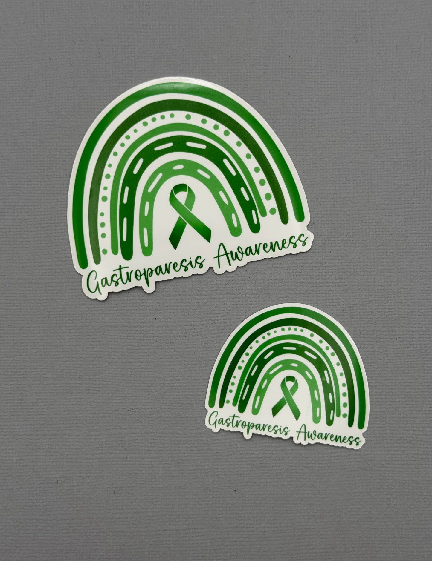 Gastroparesis Awareness Rainbow Sticker or Magnet