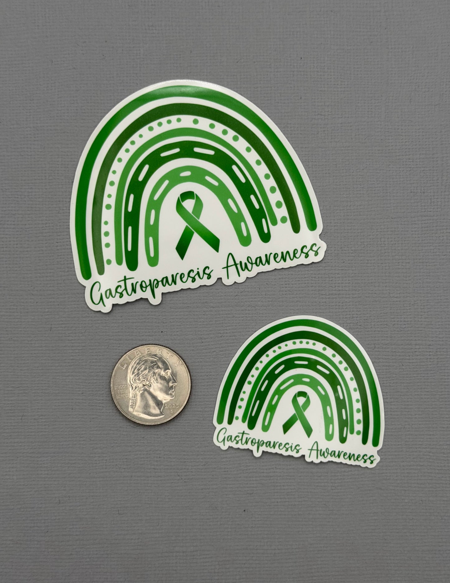 Gastroparesis Awareness Rainbow Sticker or Magnet