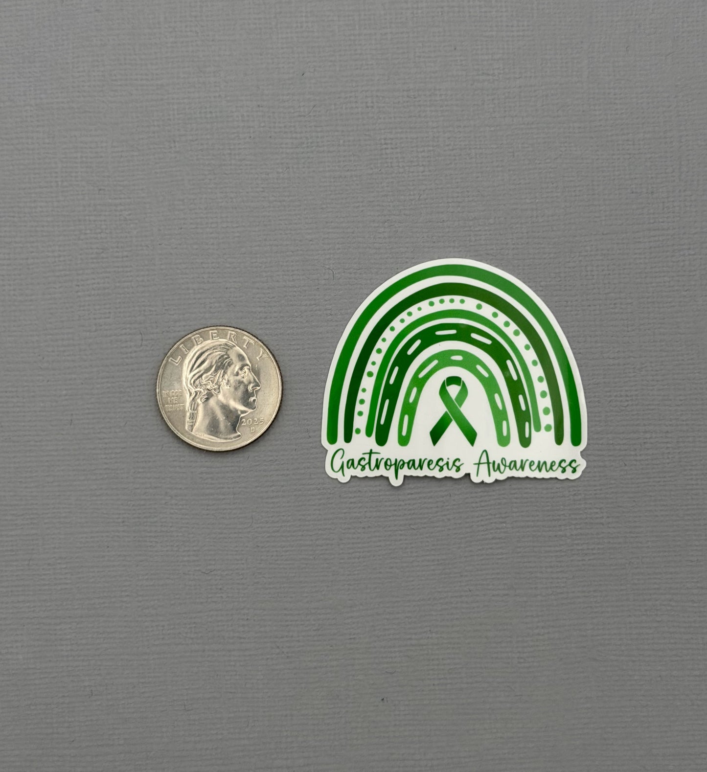 Gastroparesis Awareness Rainbow Sticker or Magnet
