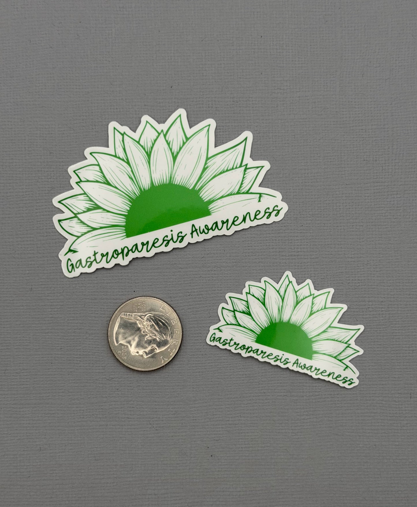 Gastroparesis Awareness Sunflower Sticker or Magnet