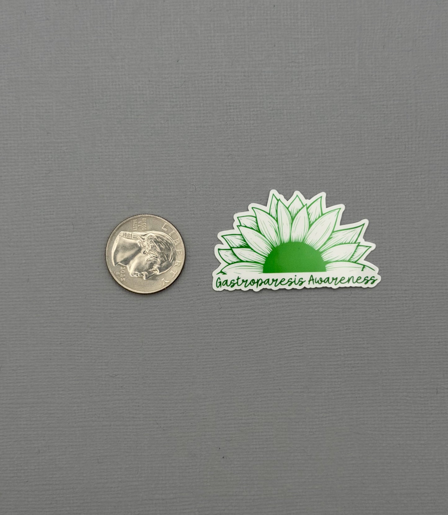 Gastroparesis Awareness Sunflower Sticker or Magnet