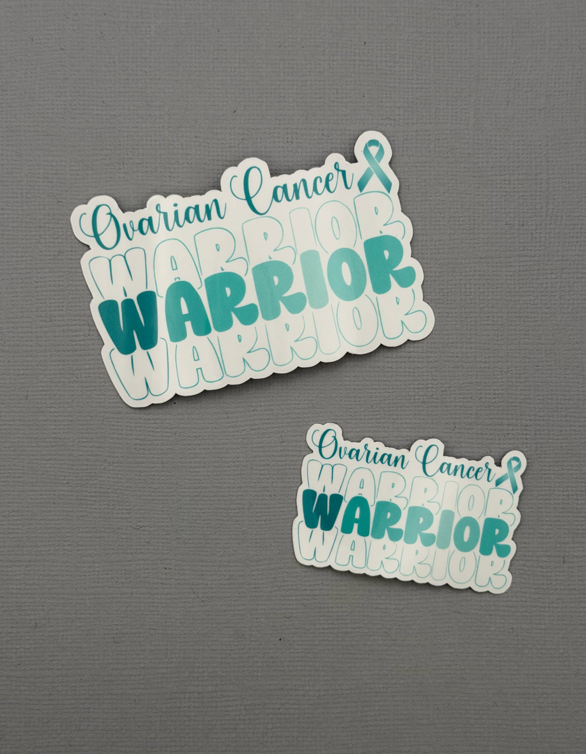 Ovarian Cancer Warrior Sticker or Magnet