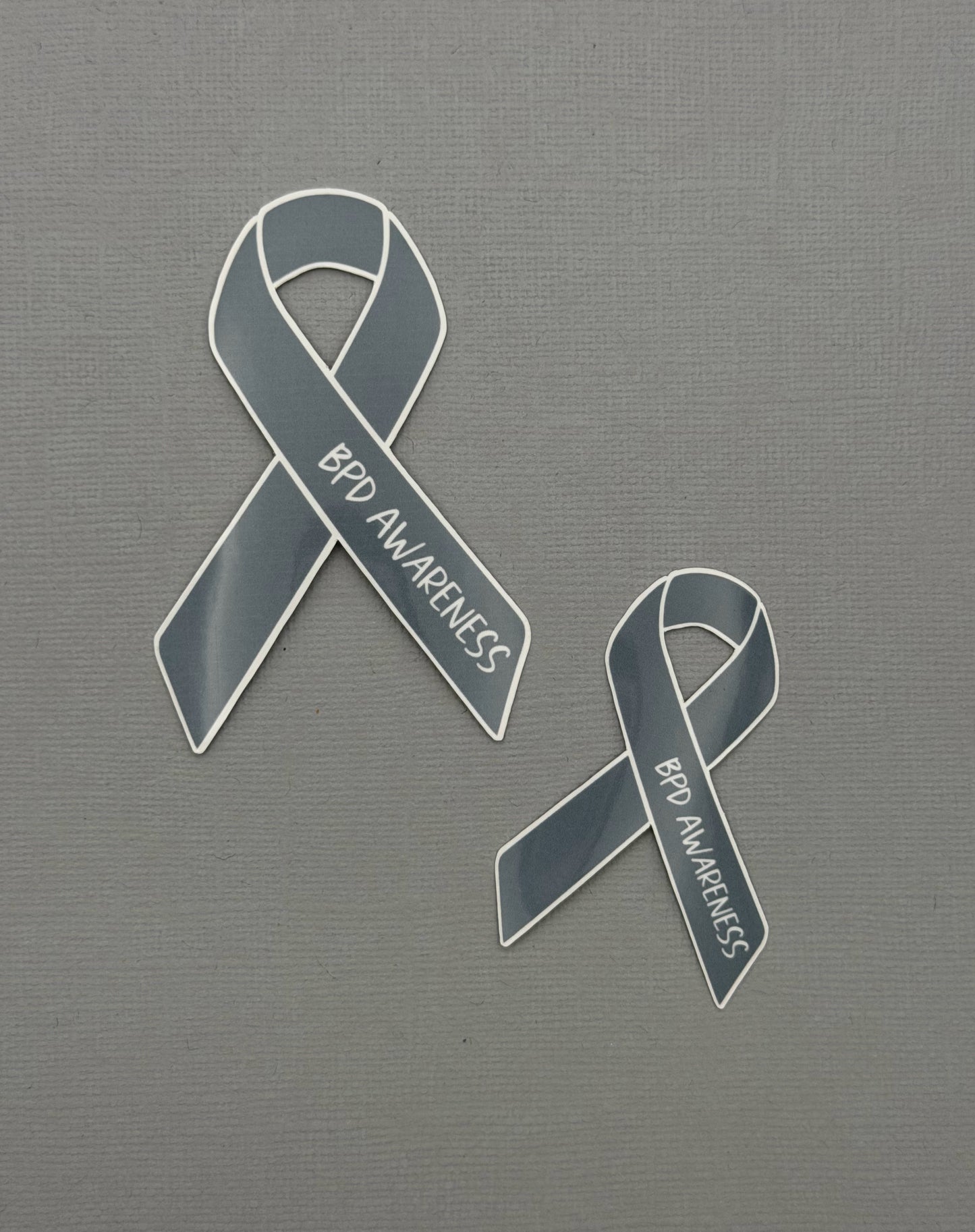 BPD (Borderline Personality Disorder) Awareness Ribbon Sticker or Magnet