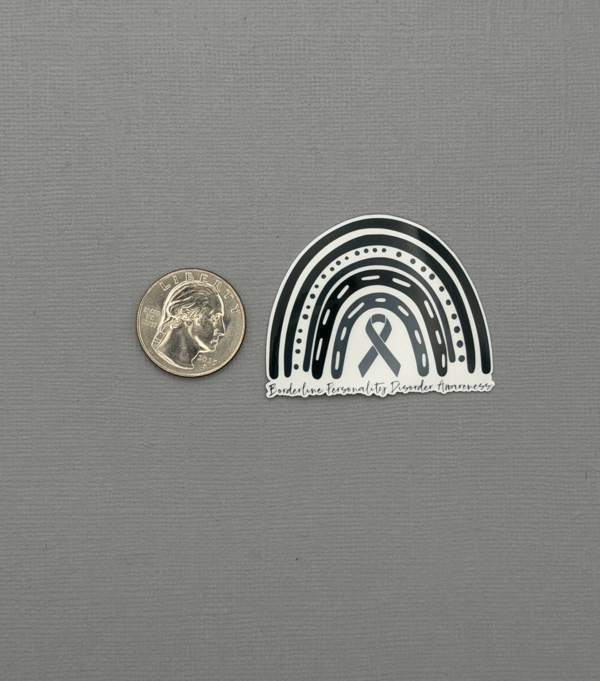 Borderline Personality Disorder Awareness Rainbow Sticker or Magnet