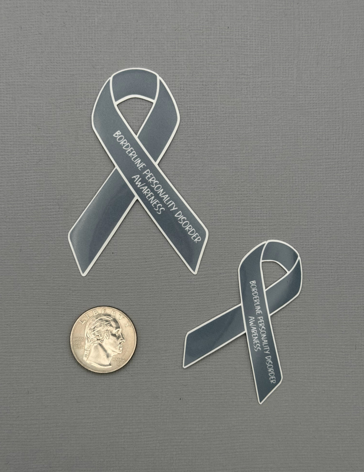 Borderline Personality Disorder Awareness Ribbon Sticker or Magnet