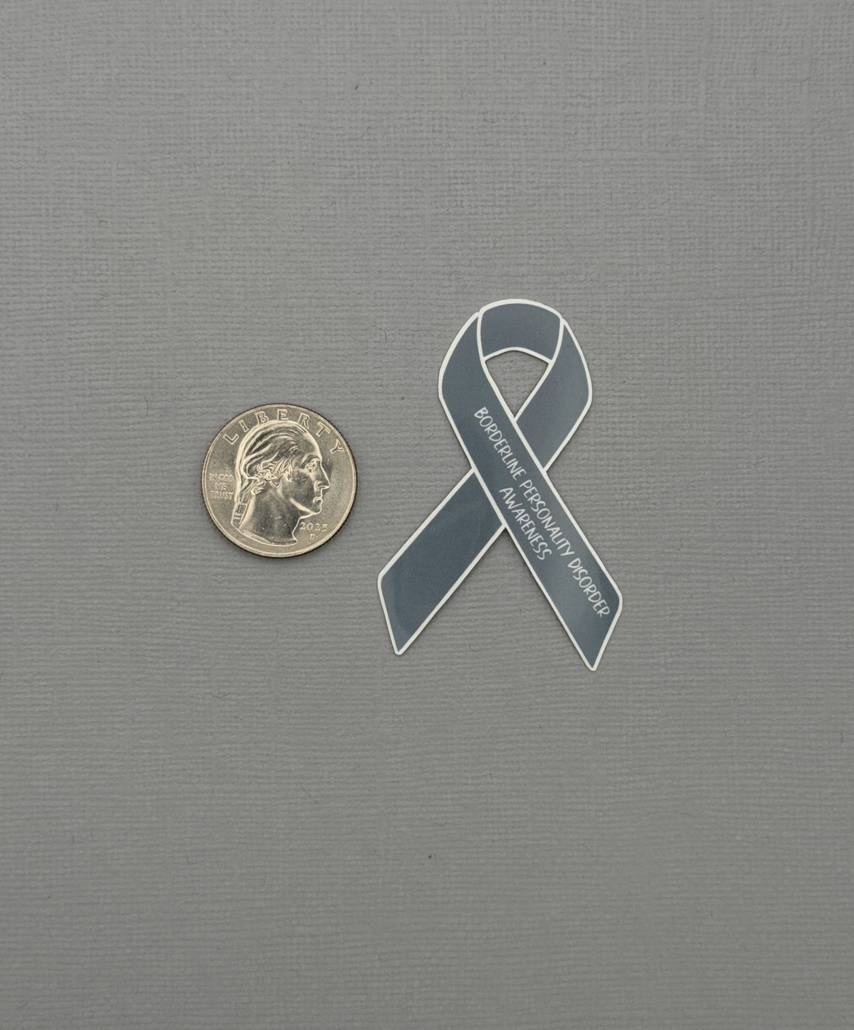 Borderline Personality Disorder Awareness Ribbon Sticker or Magnet