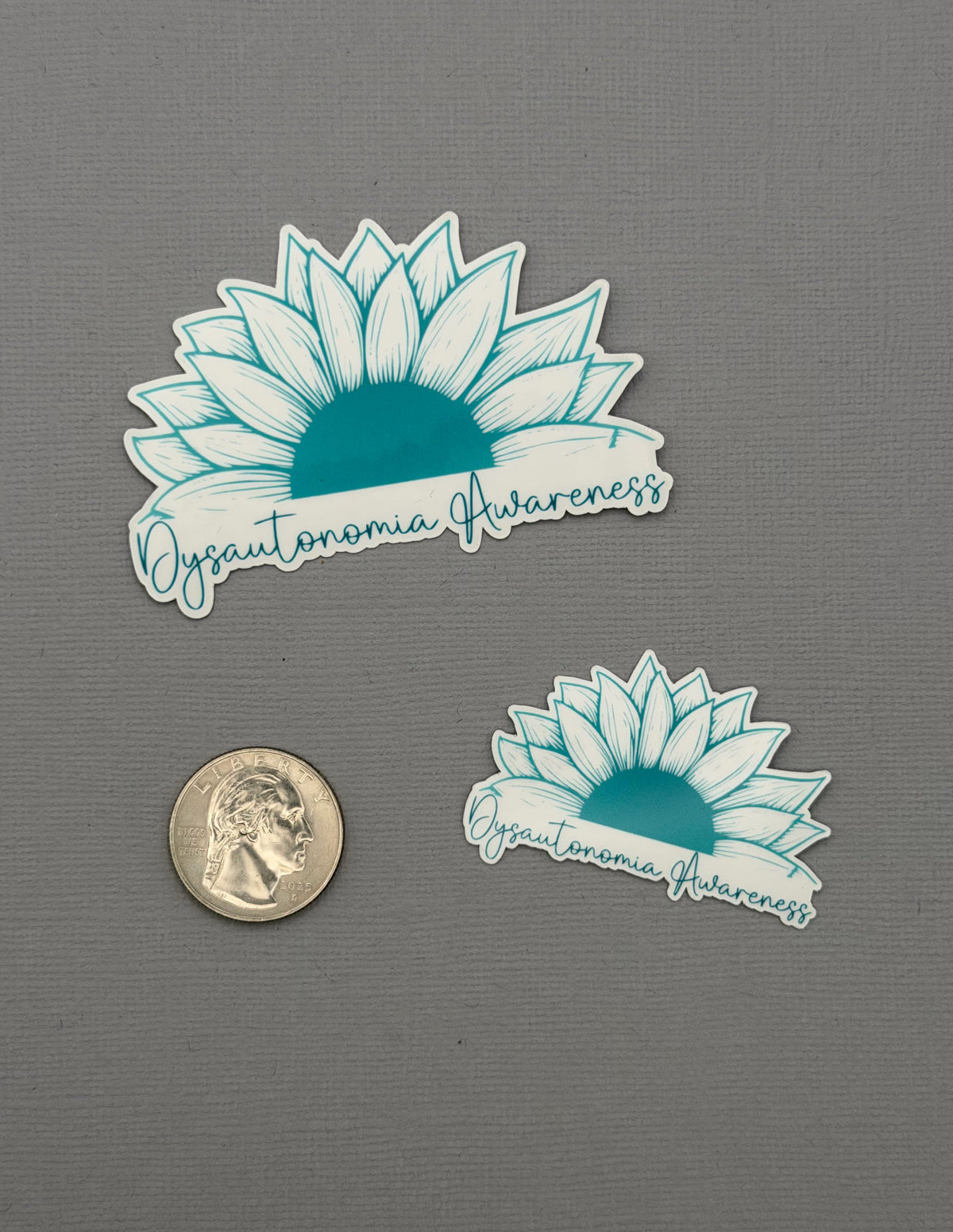 Dysautonomia Awareness Sunflower Sticker or Magnet
