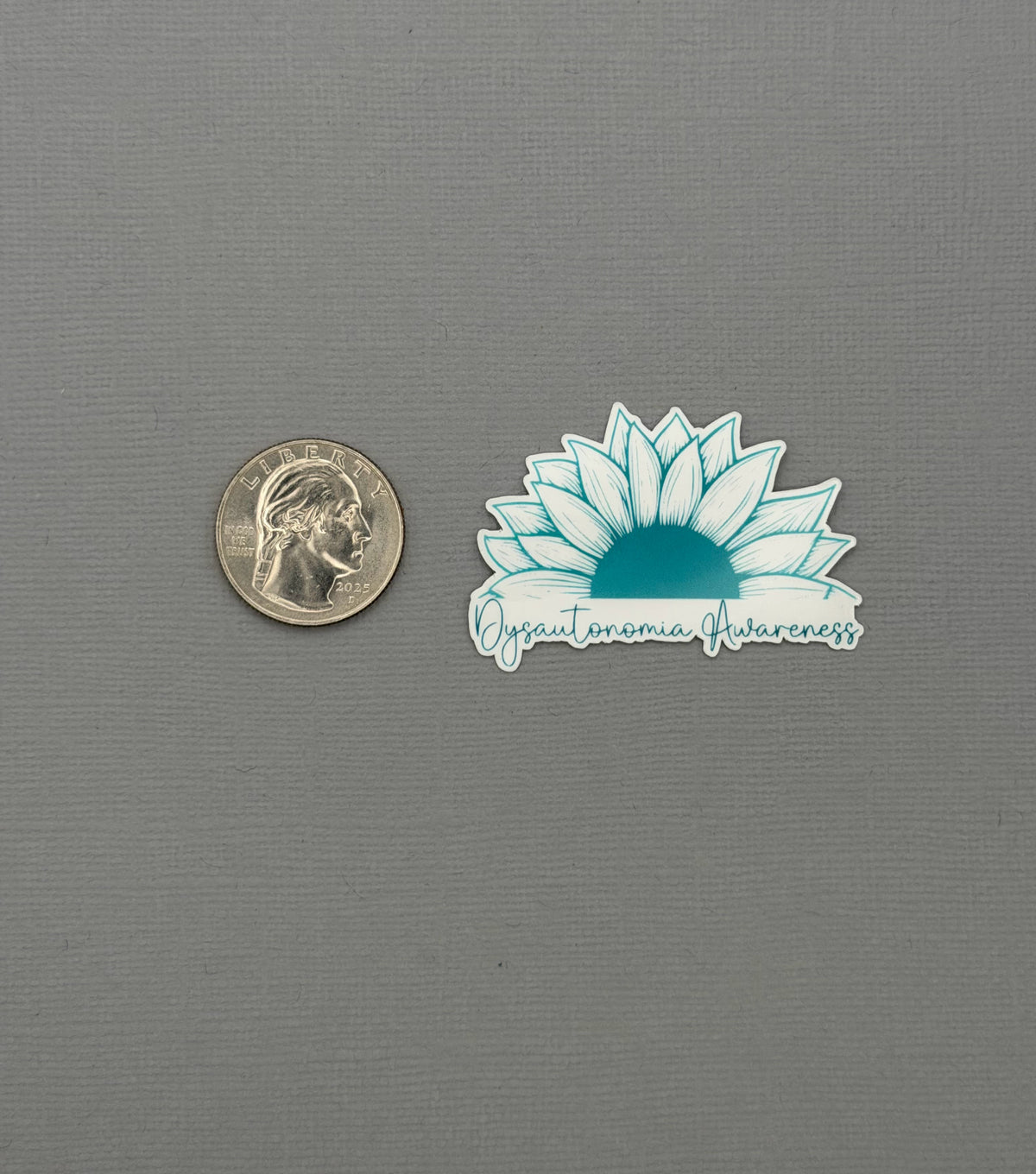 Dysautonomia Awareness Sunflower Sticker or Magnet