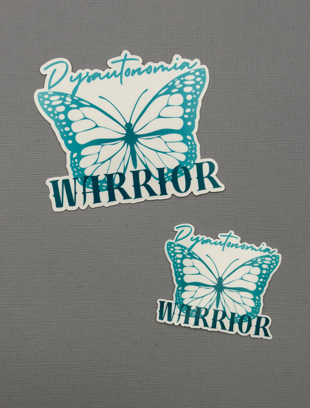 Dysautonomia Warrior Butterfly Sticker or Magnet