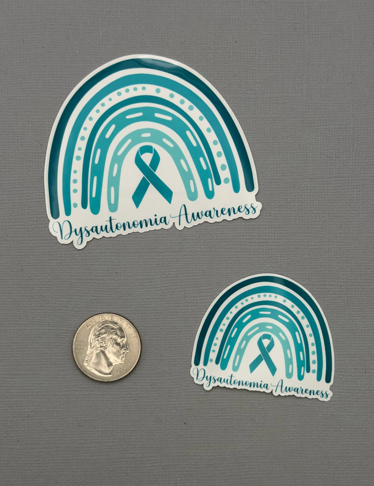 Dysautonomia Awareness Rainbow Sticker or Magnet