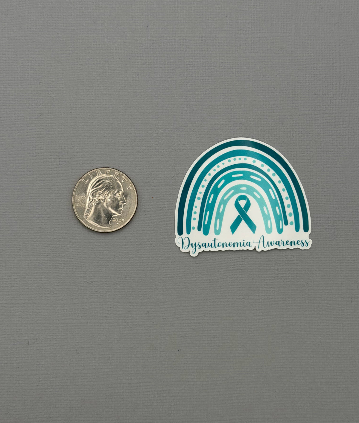 Dysautonomia Awareness Rainbow Sticker or Magnet